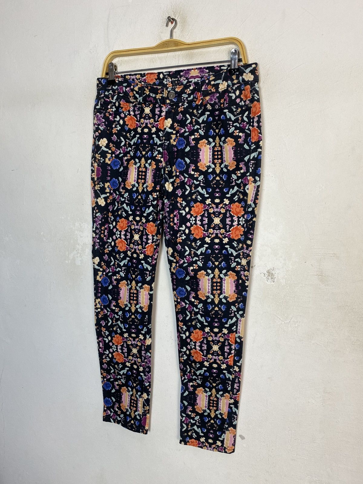 Levi's Levi’s Demi Curve Modern Rise Skinny Jeans Multicolour Flora Size 32" / US 10 / IT 46 - 4 Thumbnail