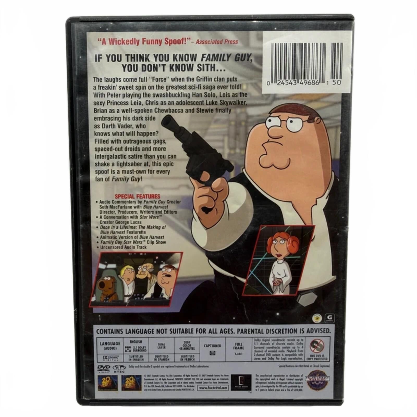 Other Family Guy Blue Harvest (2007) - DVD Movie - Animated Comedy Size ONE SIZE - 2 Thumbnail