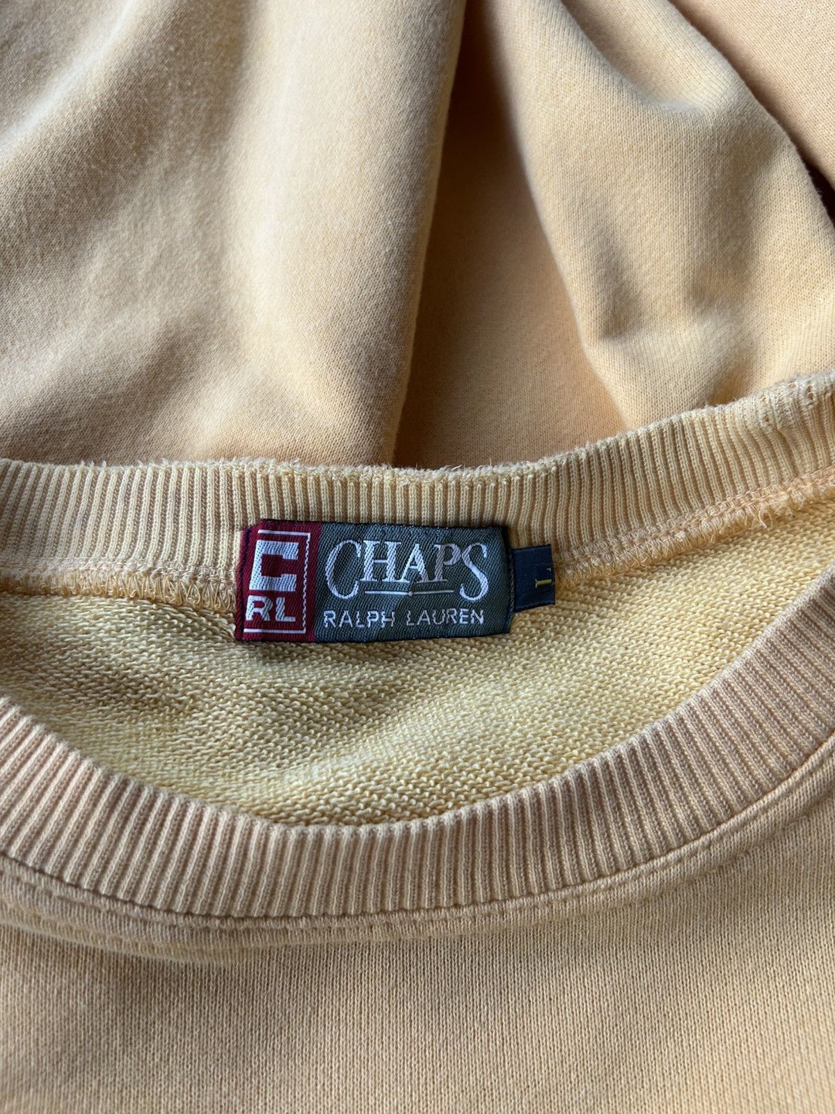Chaps Ralph Lauren × Ralph Lauren × Vintage Vintage Chaps Ralph Lauren Cross Flag Sweatshirt Size US L / EU 52-54 / 3 - 8 Thumbnail