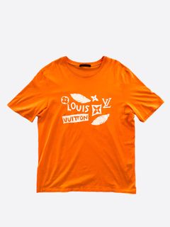 Louis Vuitton, Shirts, Mens Louis Vuitton Orange T Shirt Large