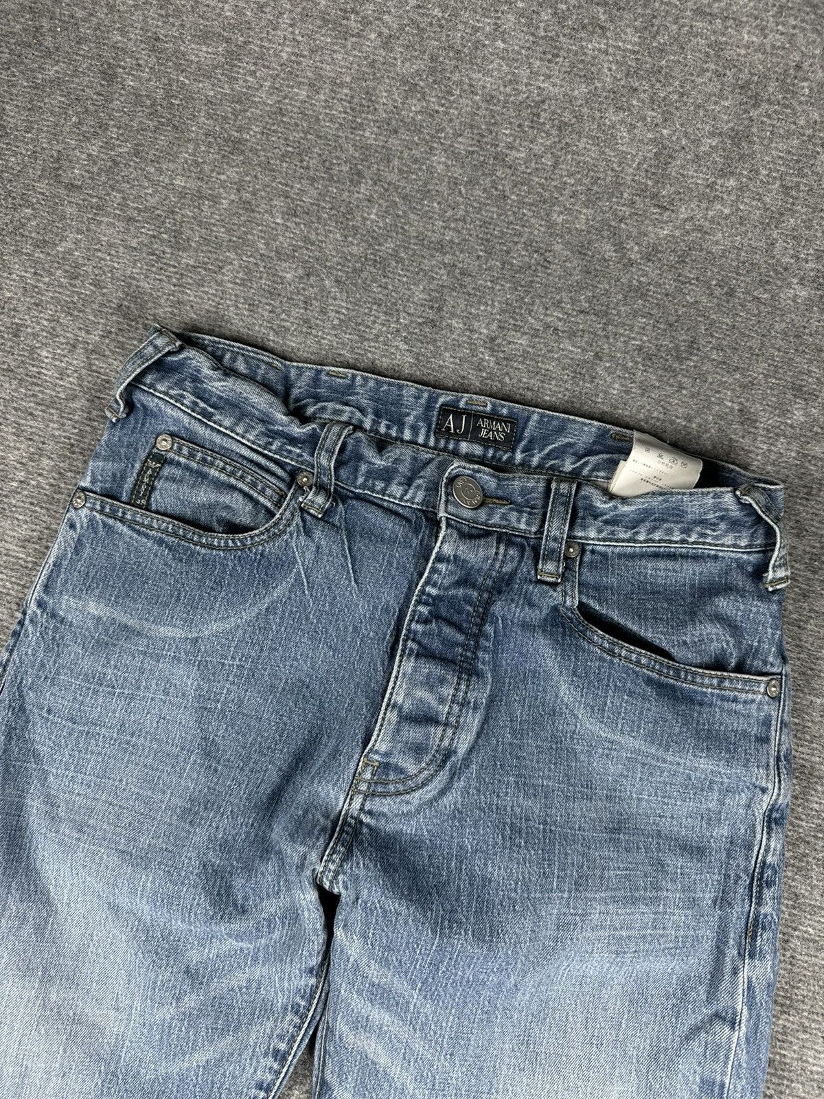 Armani × Vintage Vintage Armani straight fit denim jeans Size US 30 / EU 46 - 2 Thumbnail