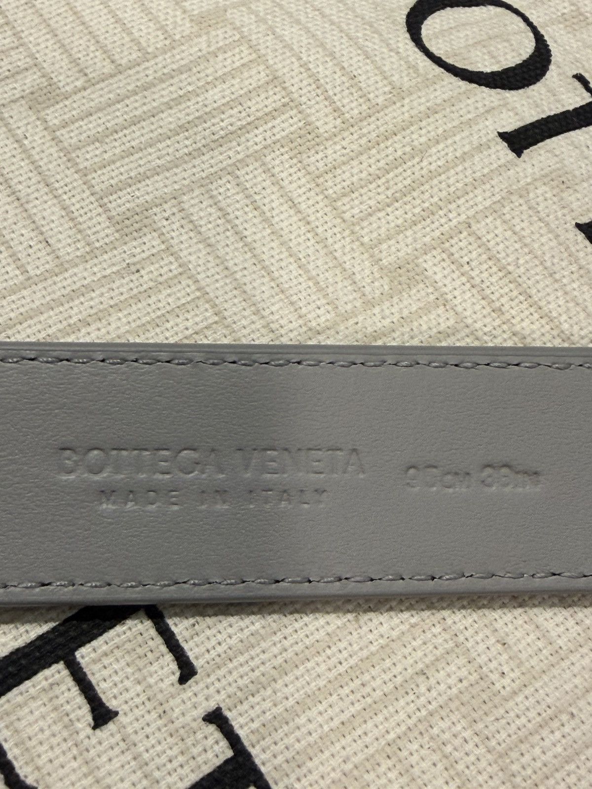 Bottega Veneta Bottega Veneta Intrecciato Leather Belt New w Tags Size ONE SIZE - 9 Thumbnail