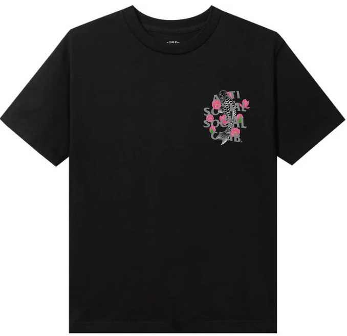 Anti Social Social Club Anti Social Social Club Ornamental 3M Tee Black DS Size US XL / EU 56 / 4 - 2 Thumbnail