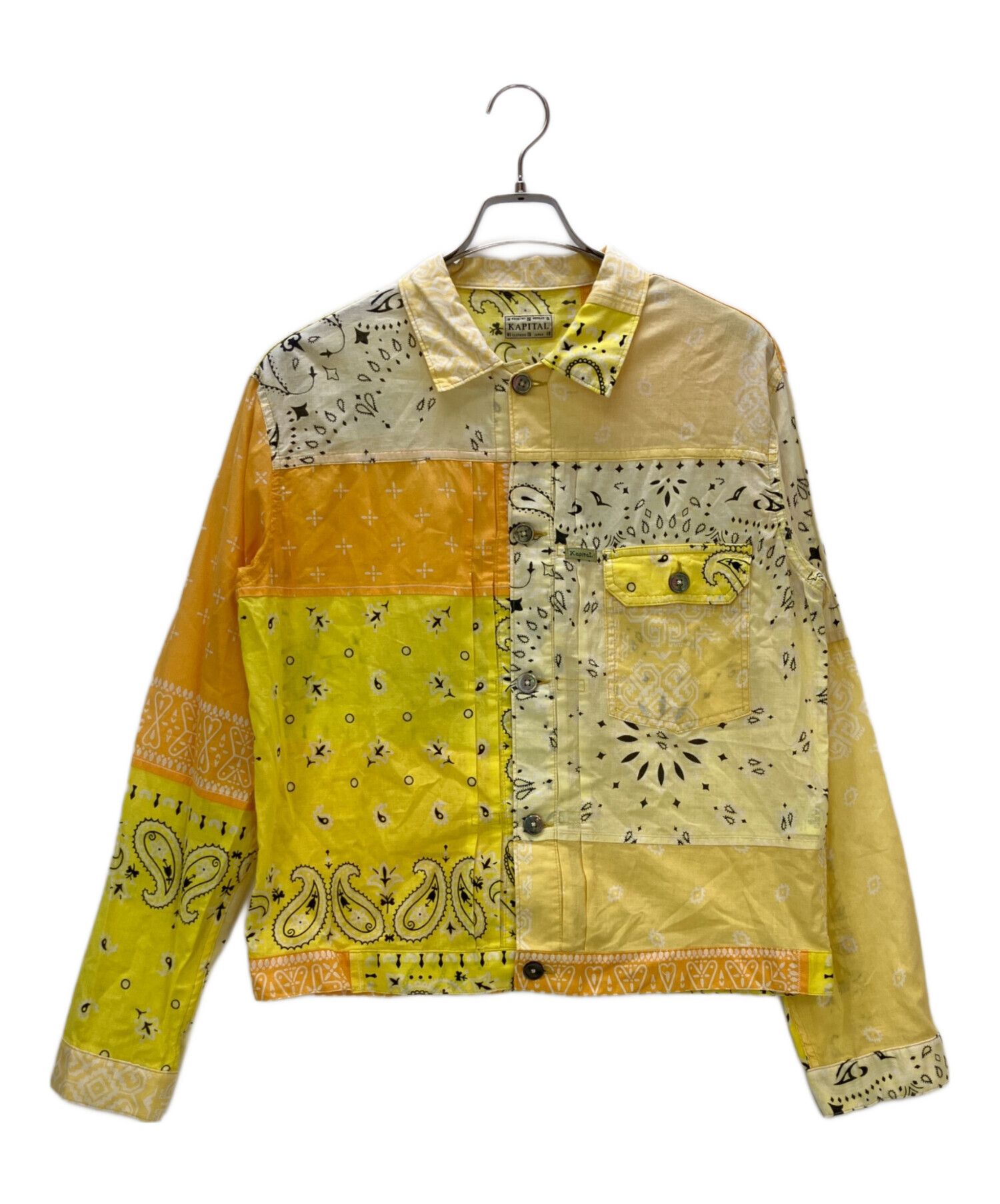 Kapital KAPITAL Bandana Long Sleeve Shirt Yellow 4 Size US XL / EU 56 / 4 - 1 Thumbnail