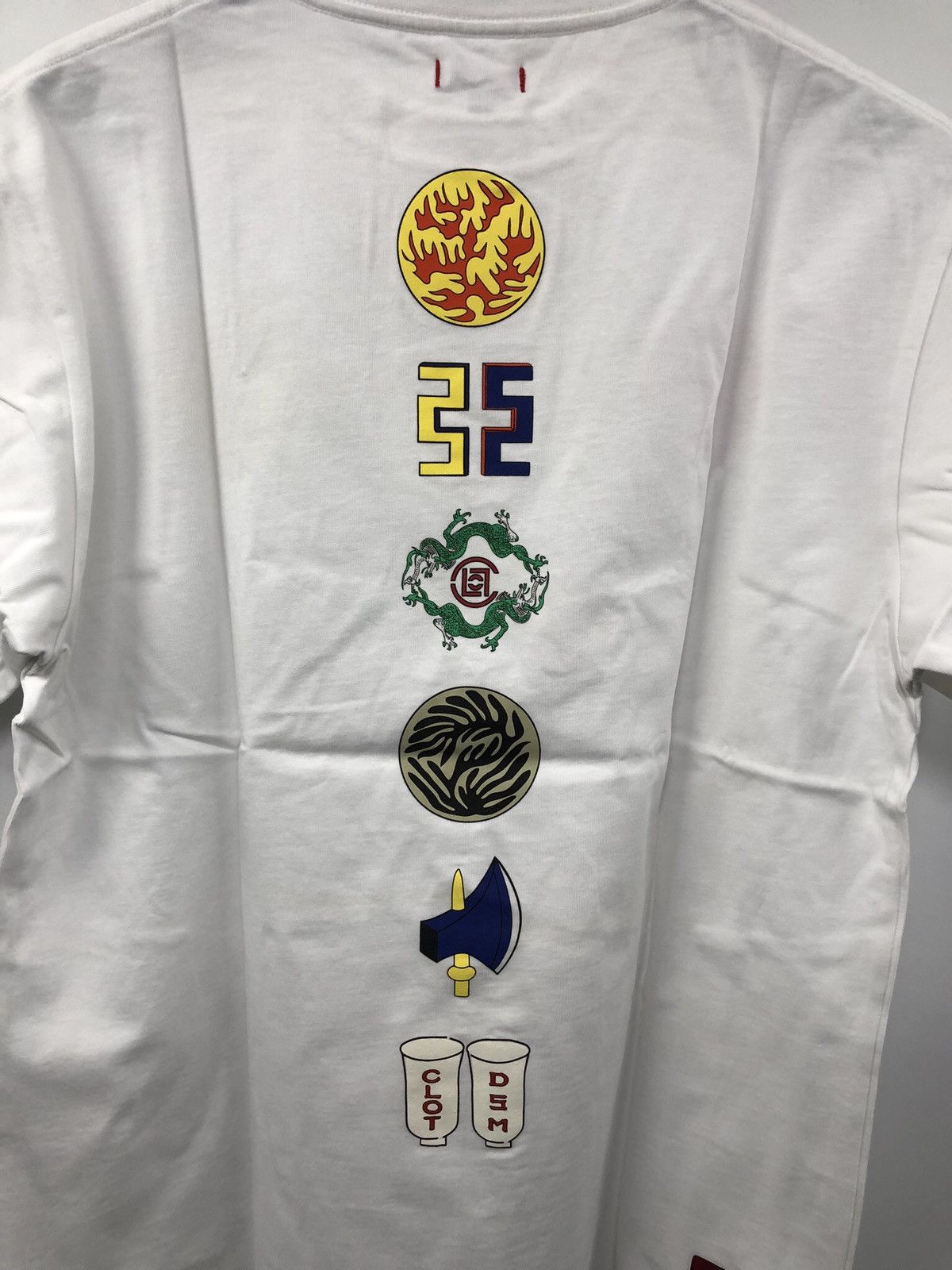 Dover Street Market CLOT x DSM Insignia Fearless Logo White T-Shirt Small Size US S / EU 44-46 / 1 - 8 Thumbnail