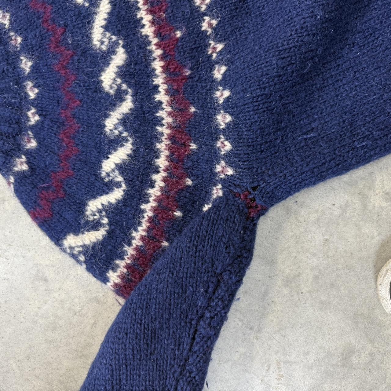 Other Vintage handmade 1980s wool pattern sweater Size US M / EU 48-50 / 2 - 6 Thumbnail