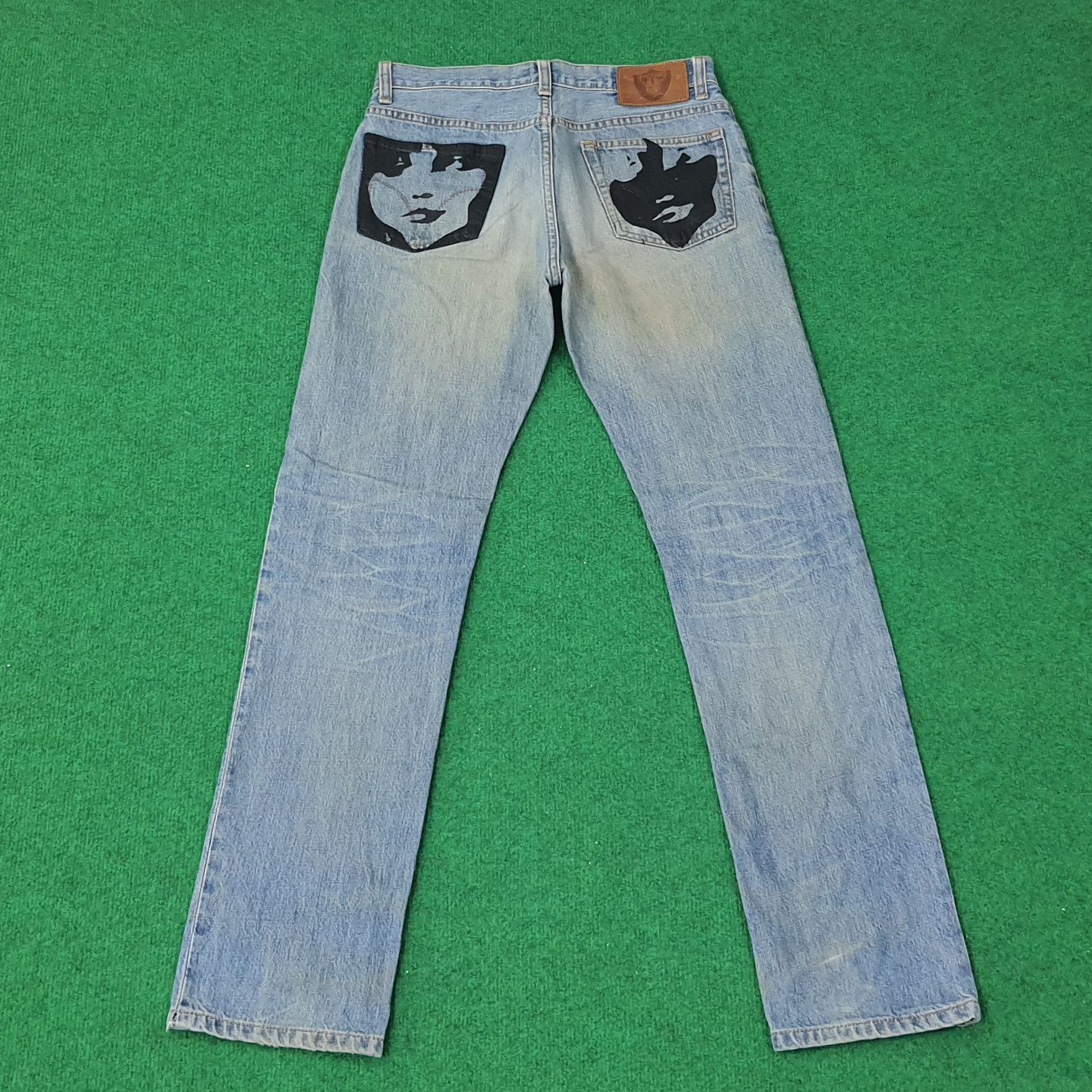 Hysteric Glamour Vintage Hysterics Raider Japan Custom Logo Jeans C258N6 Size US 27 - 1 Thumbnail
