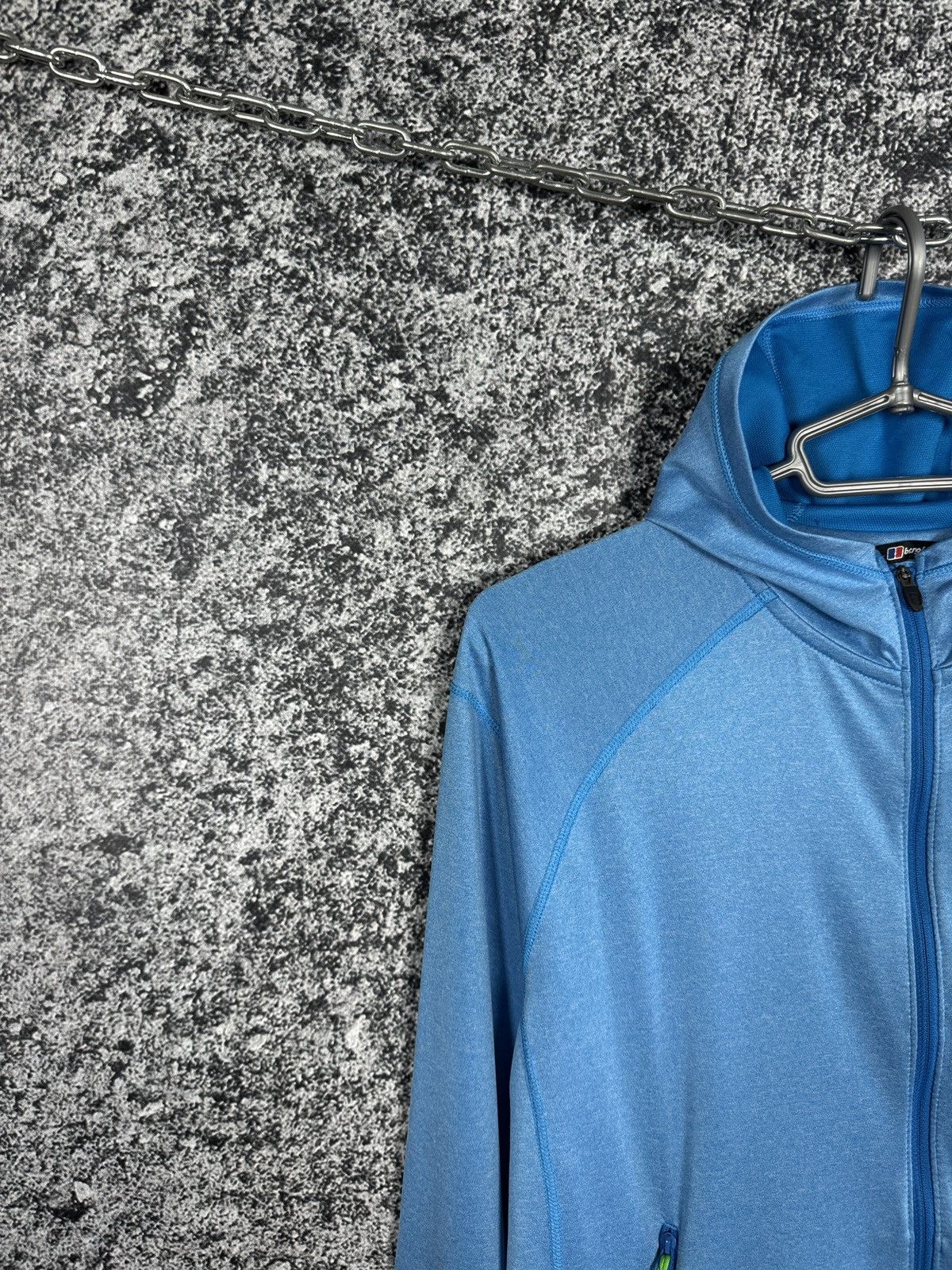Berghaus Men’s Berghaus Elastic Full Zip Hoodie Pullover Blue Size S Size US S / EU 44-46 / 1 - 3 Thumbnail