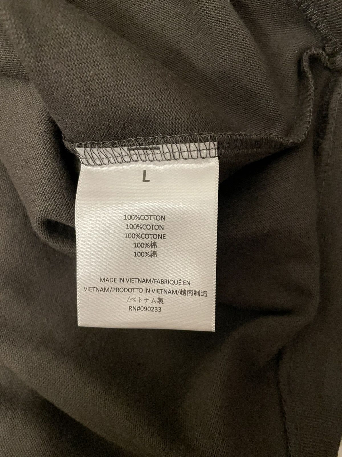 Essentials × Fear of God Essentials Fear of God Crewneck Tee Size L Ink Size US L / EU 52-54 / 3 - 7 Thumbnail