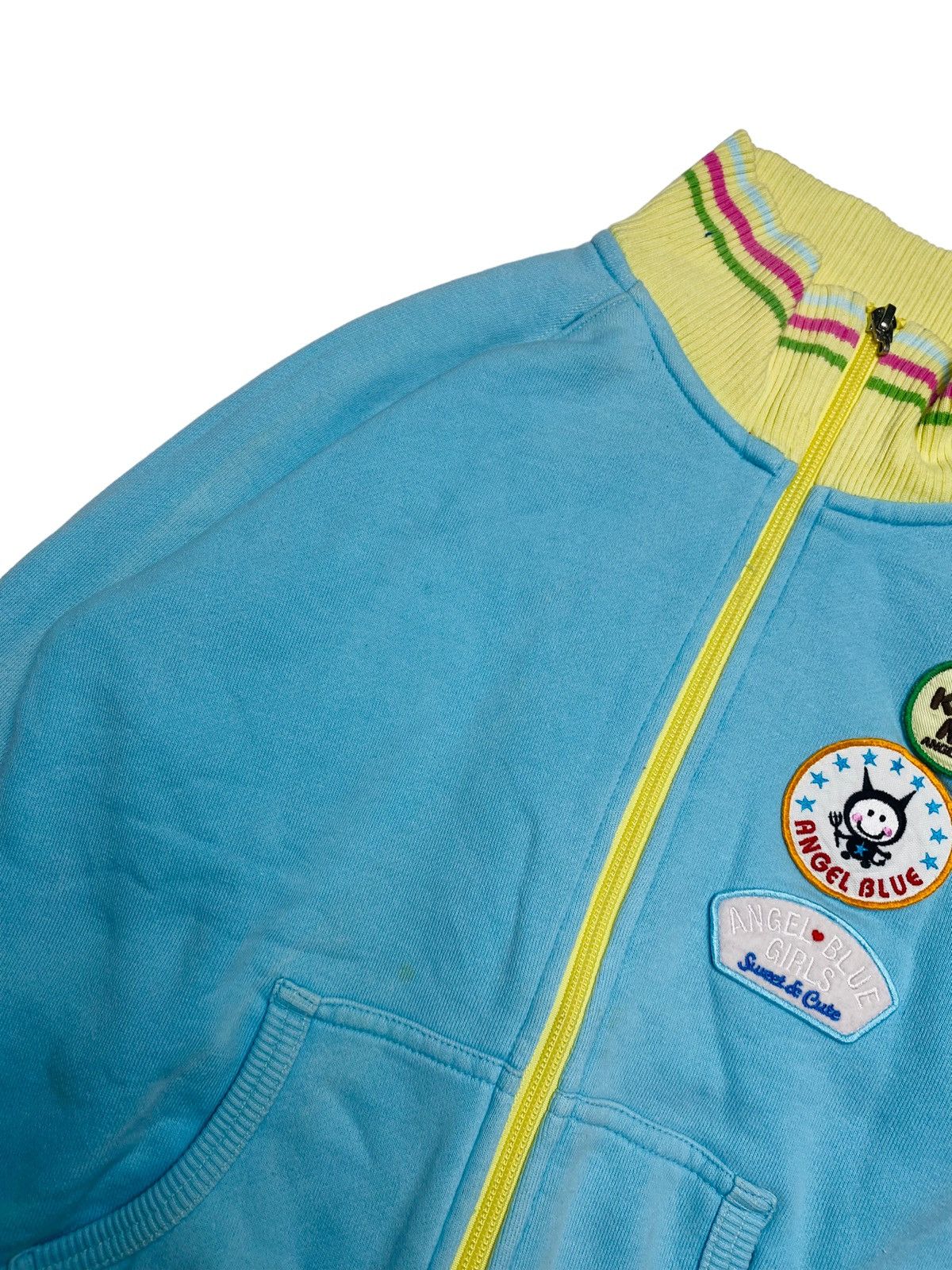 Angel Blue 2000s Angel Blue -Skate Track Top Jacket Size M / US 6-8 / IT 42-44 - 7 Thumbnail