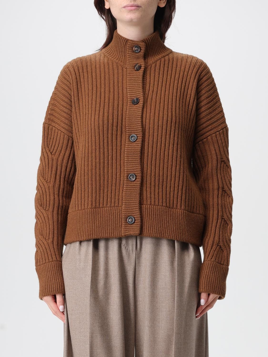 Max Mara Max Mara Sweater Woman Brown Size L / US 10 / IT 46 - 1 Thumbnail