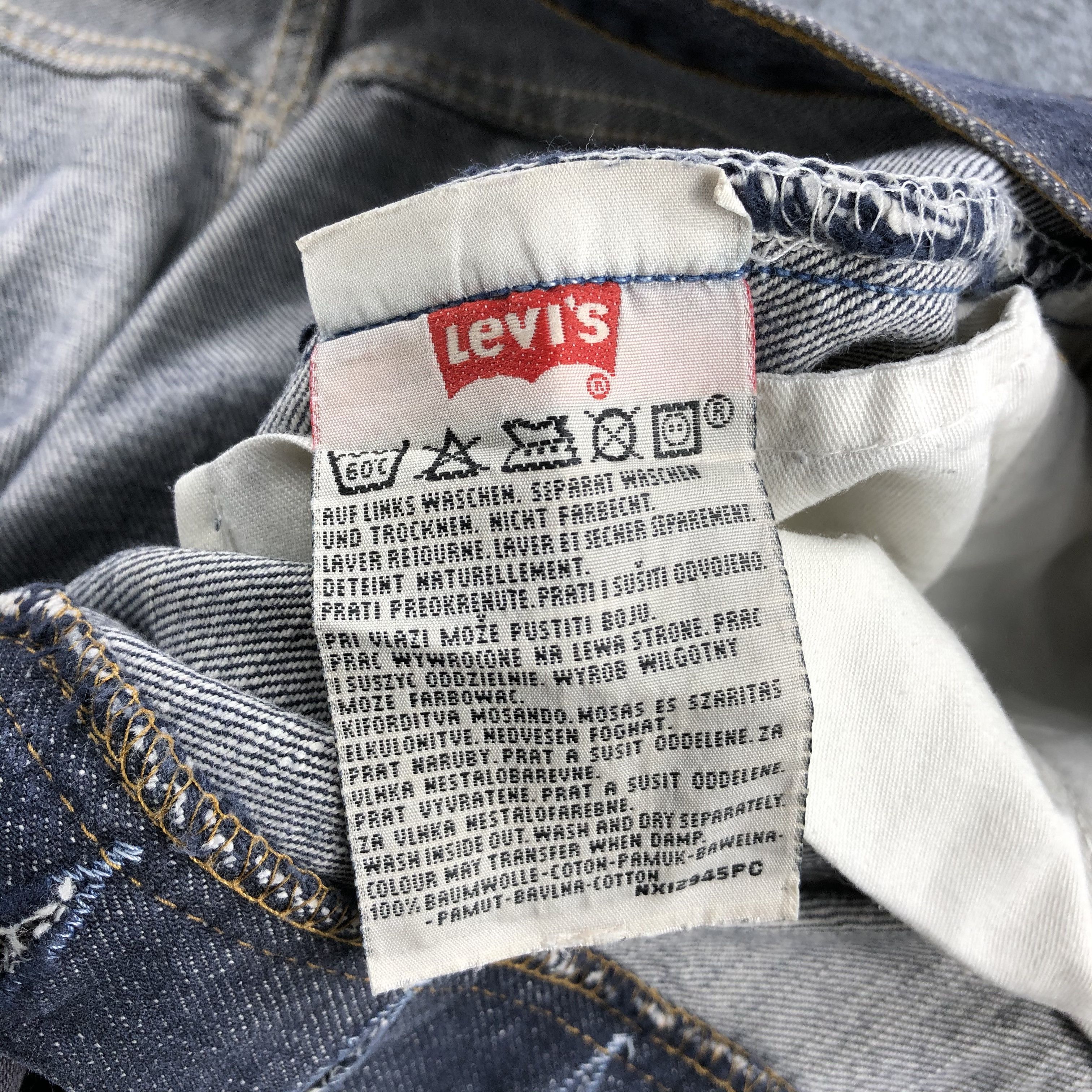 Levi's × Vintage Vintage 90s Levis 501 Jeans-JM867 Size US 35 - 10 Thumbnail
