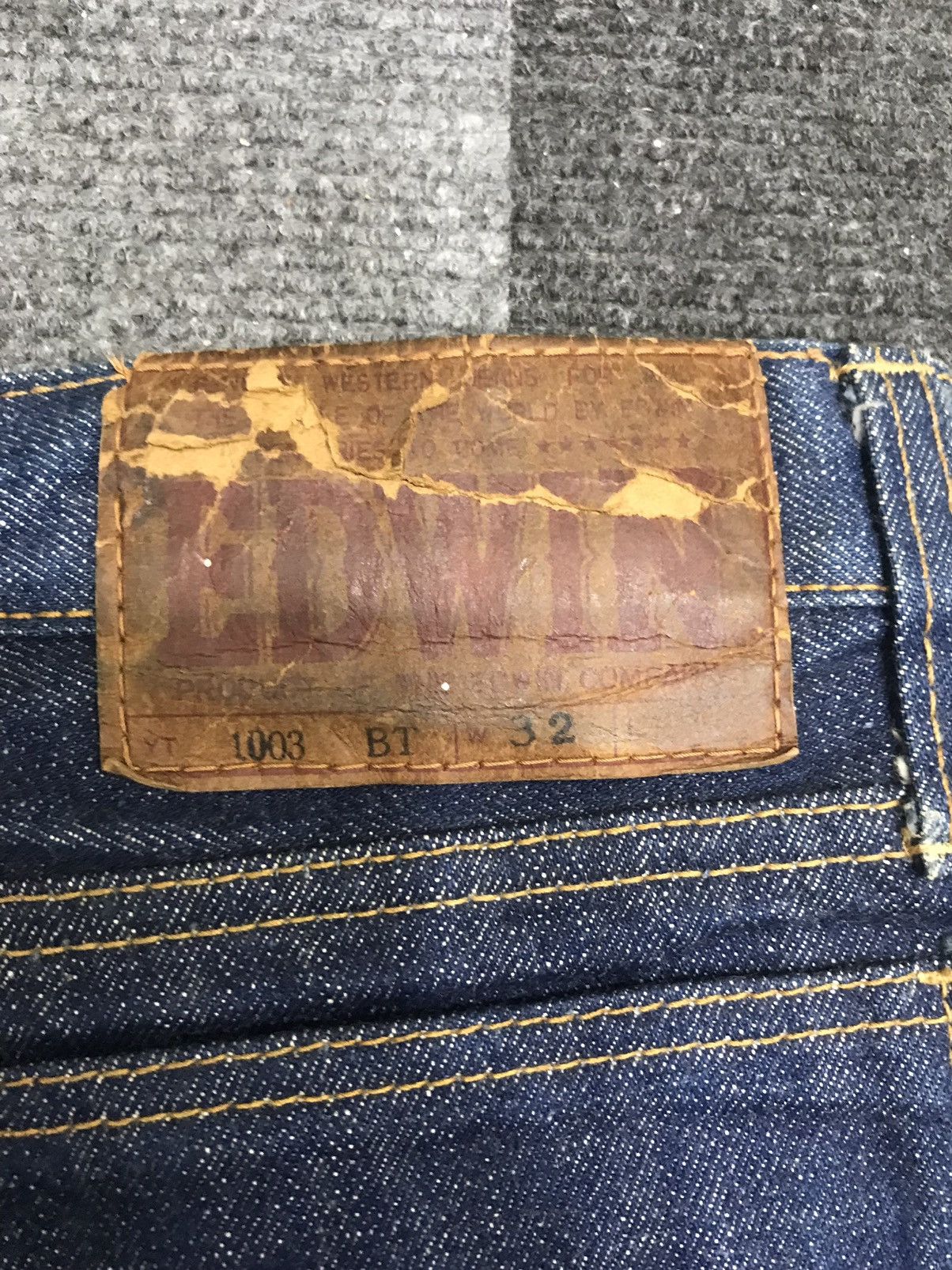 Edwin 💥VINTAGE BOOTCUT💥ARCHIVAL EDWIN 1003 VERY RARE DENIM F447 Size US 32 / EU 48 - 12 Thumbnail