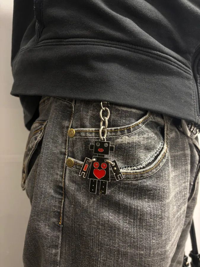 Prada AW2004 Prada Black & Red Robot Key Chain Size ONE SIZE - 2 Thumbnail