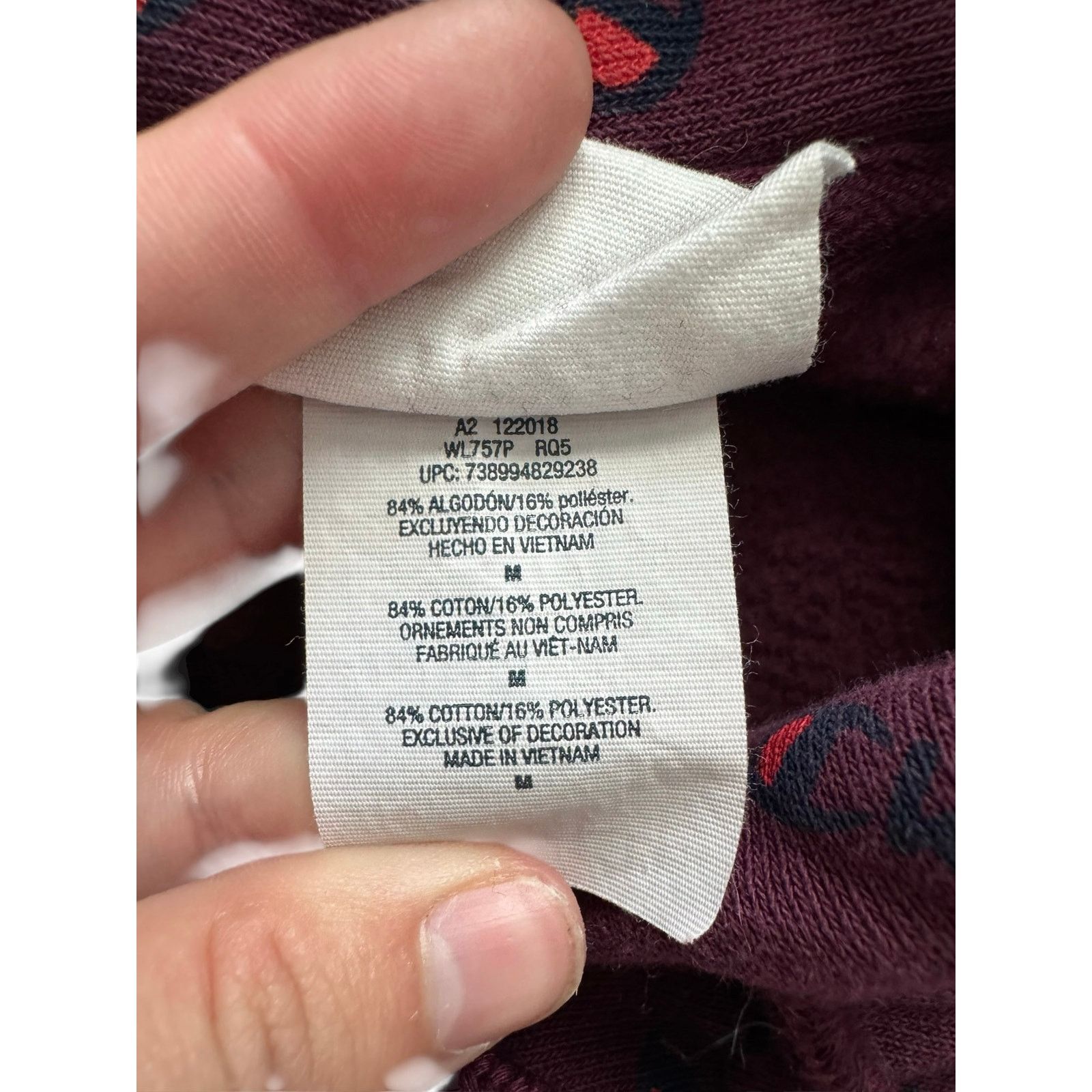 Champion Champion Hoodie MED Purple All Over Logo Print Sweatshirt Size US M / EU 48-50 / 2 - 4 Thumbnail