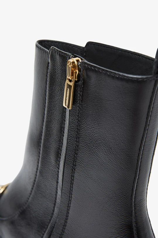Salvatore Ferragamo o1s1rm0126 Elmira Ankle Boots in Black Size US 11 / IT 41 - 5 Thumbnail