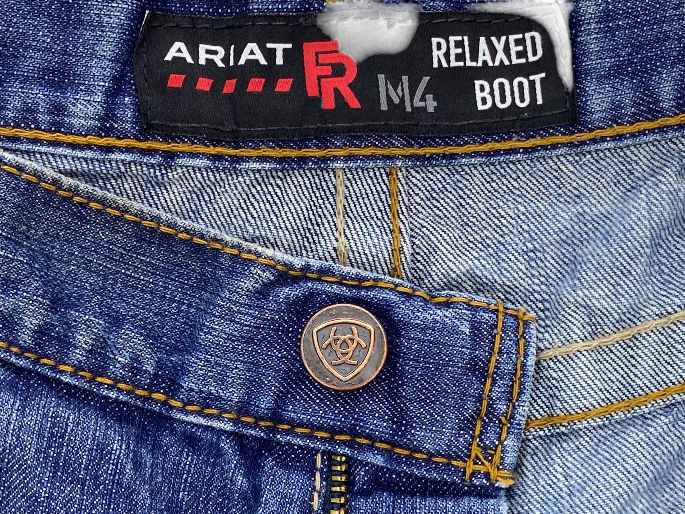 Vintage Vintage X-Workers × Wrangler Carpenter Jeans – Ariat 33″ Size US 33 - 9 Thumbnail
