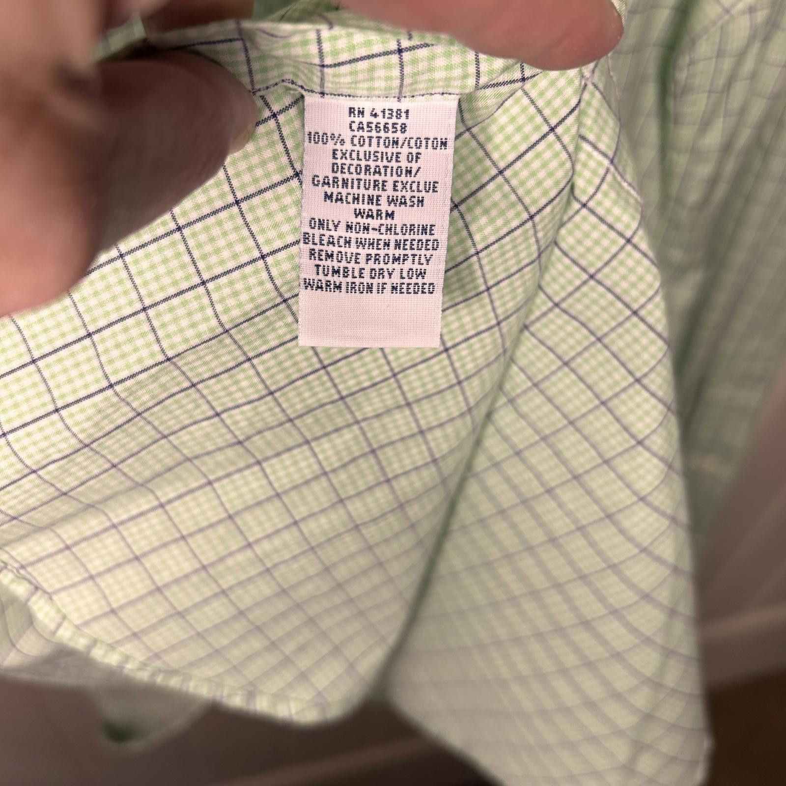 Polo Ralph Lauren Ralph Lauren Shirt Long Sleeve Polo Green Plaid Size Large Size US L / EU 52-54 / 3 - 5 Thumbnail