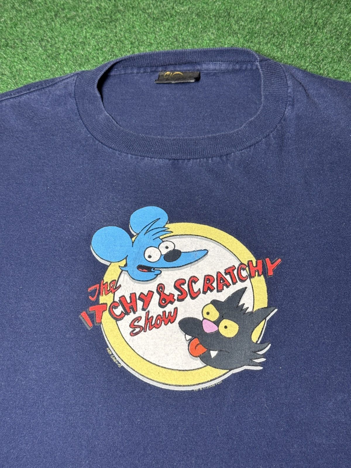 Changes Itchy And Scratching Simspsons 90s Y2K Cartoon Lrg T Shirt Size US L / EU 52-54 / 3 - 2 Thumbnail