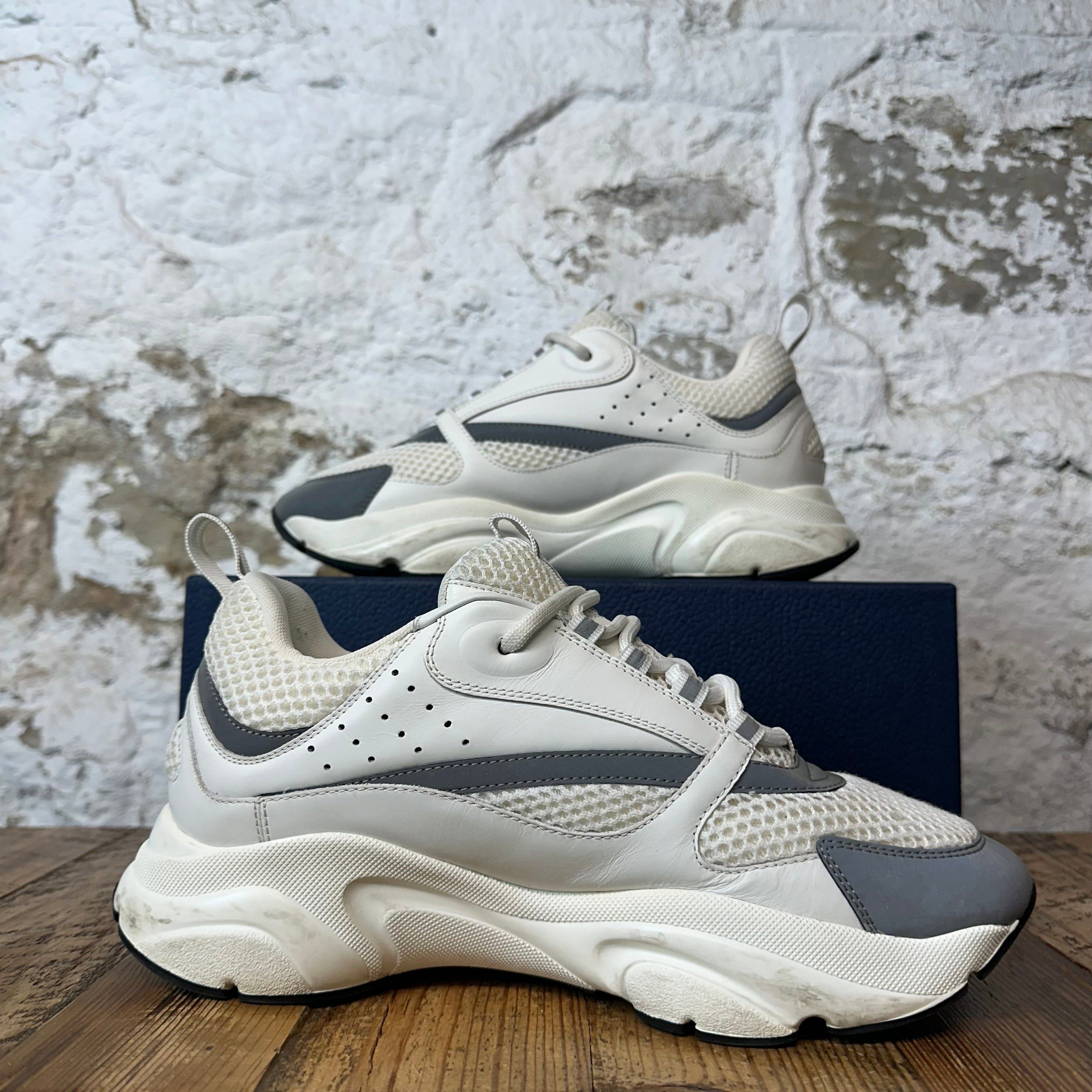 Dior Dior B22 White Grey 3M Sneaker Sz 8 (41) Size US 8 / EU 41 - 2 Thumbnail
