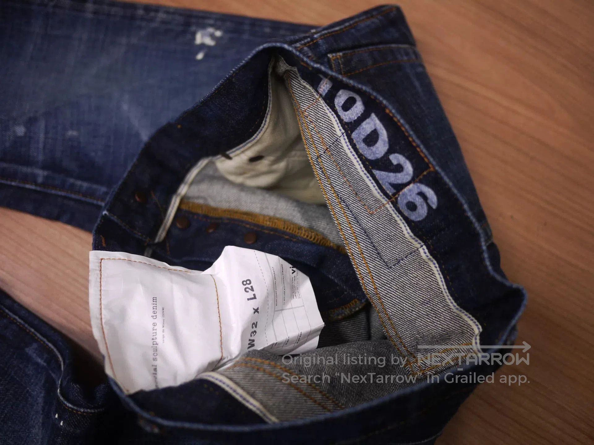 Visvim visvim social sculpture d26 jeans for men. Size US 32 / EU 48 - 5 Thumbnail