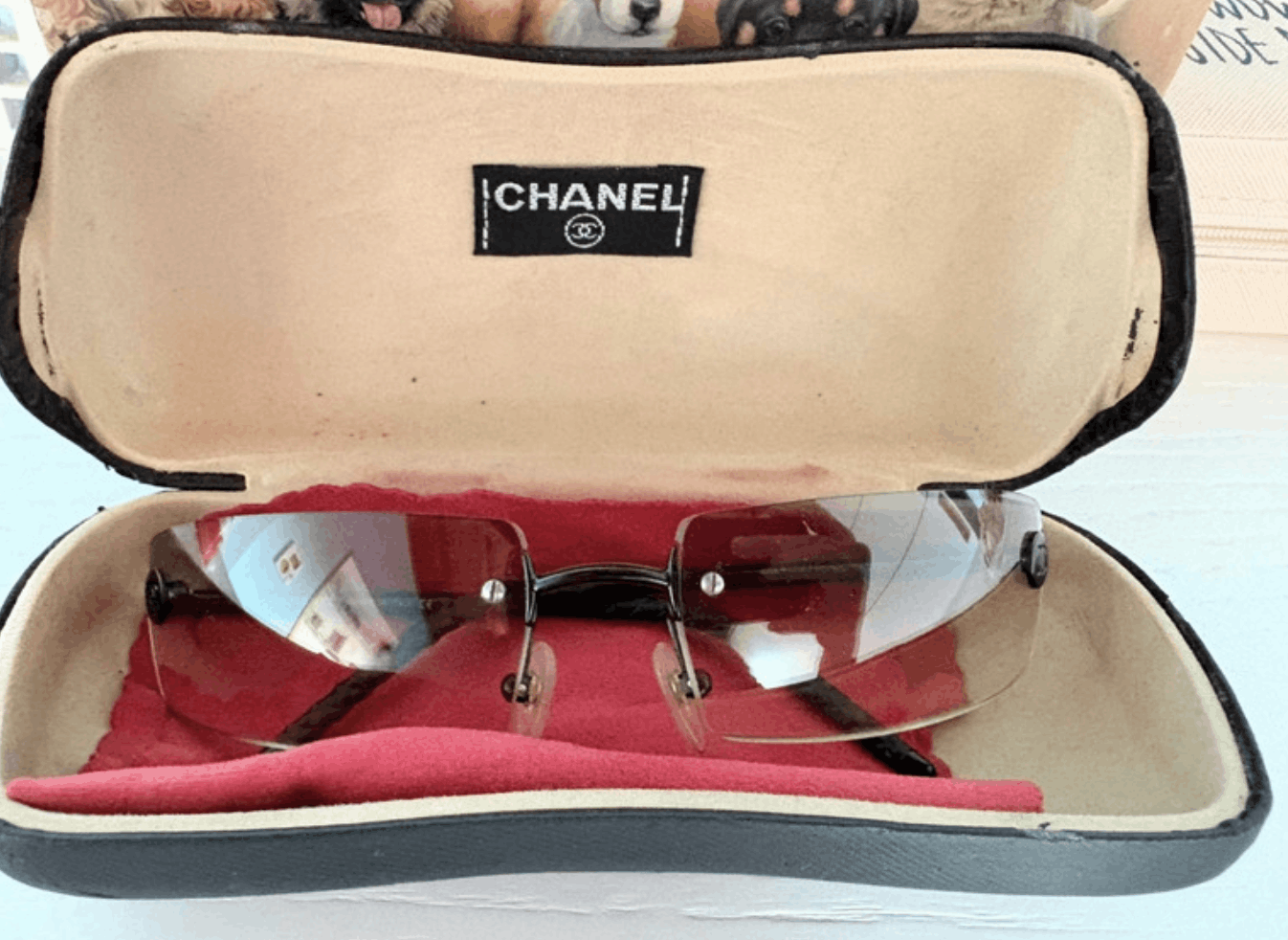 Chanel Сhanel Sunglasses Logo Rimless Sport Vintage 90s Pop EX0249 Size ONE SIZE - 4 Thumbnail