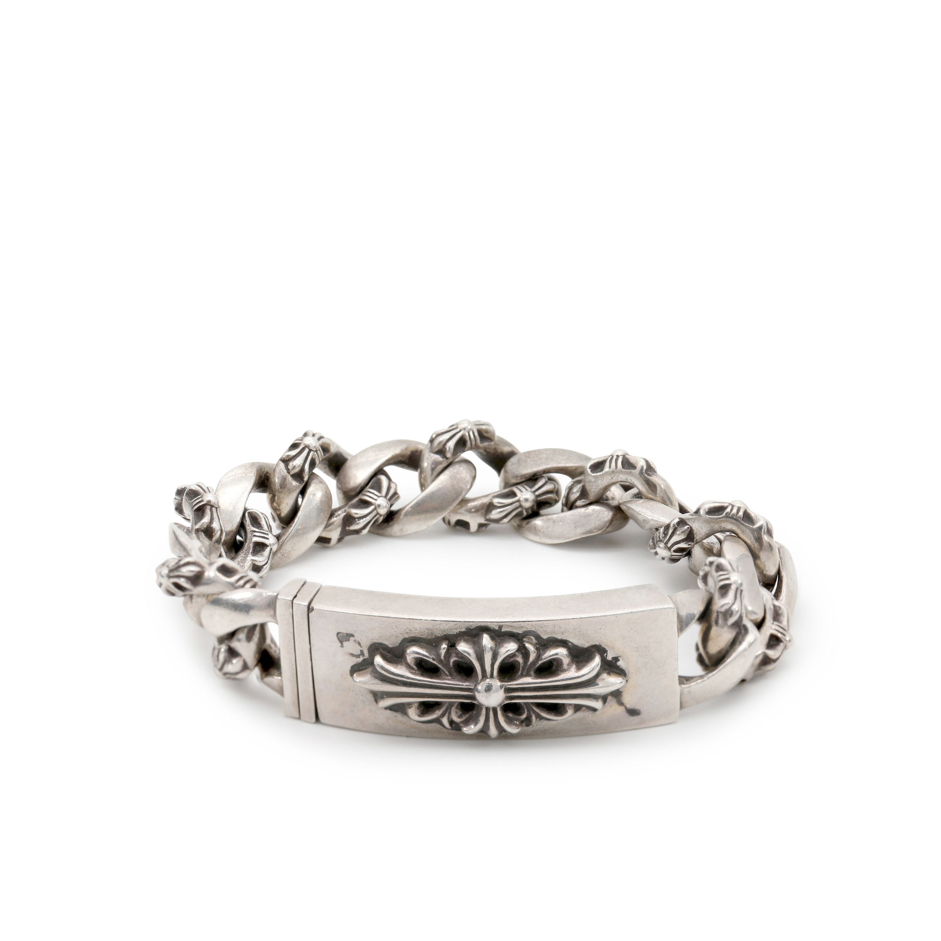 Chrome Hearts Fancy Link ID Floral Bracelet Size ONE SIZE - 1 Thumbnail