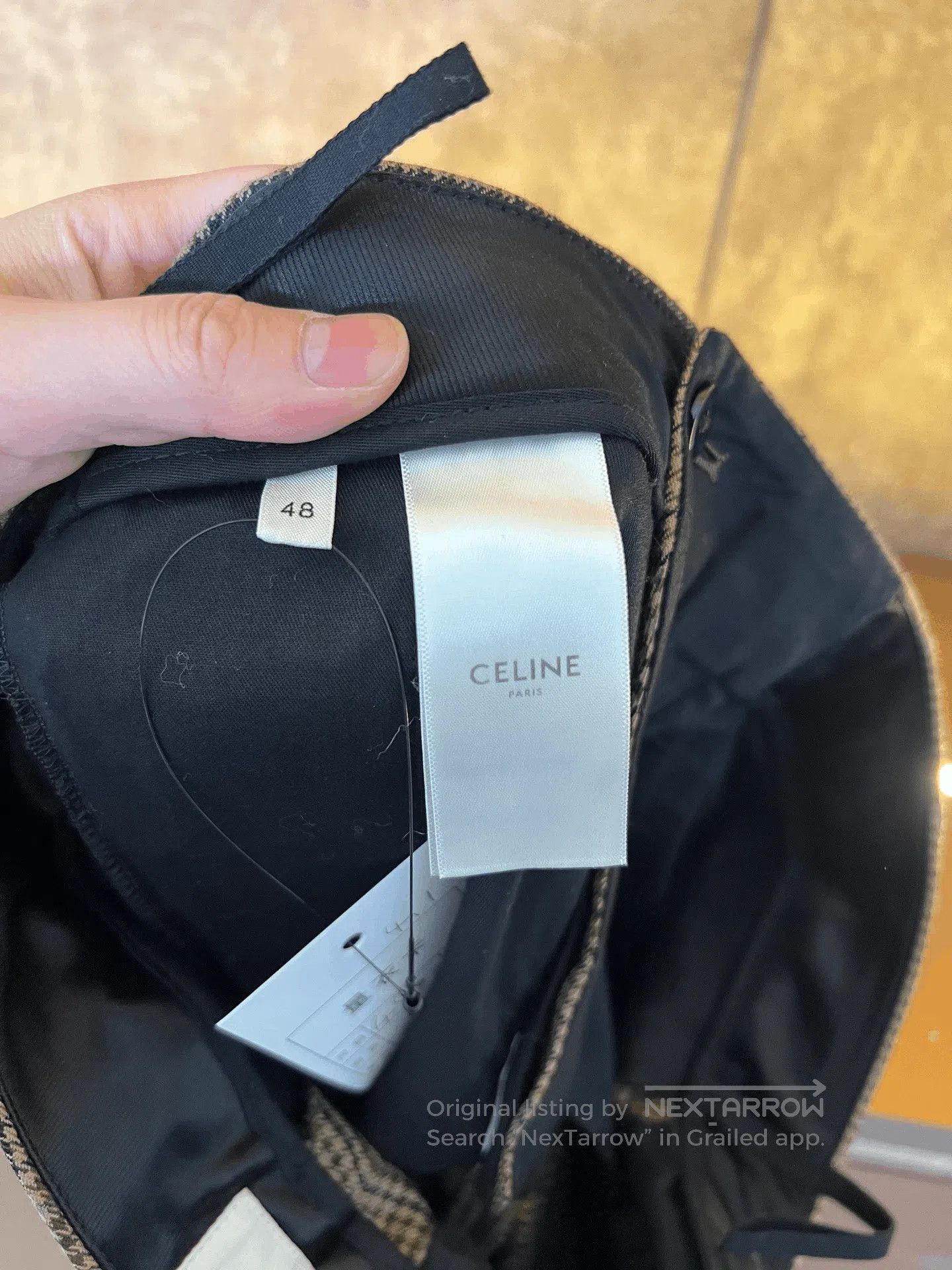 Celine Celine Plaid Wool Trousers. Size US 32 / EU 48 - 3 Thumbnail