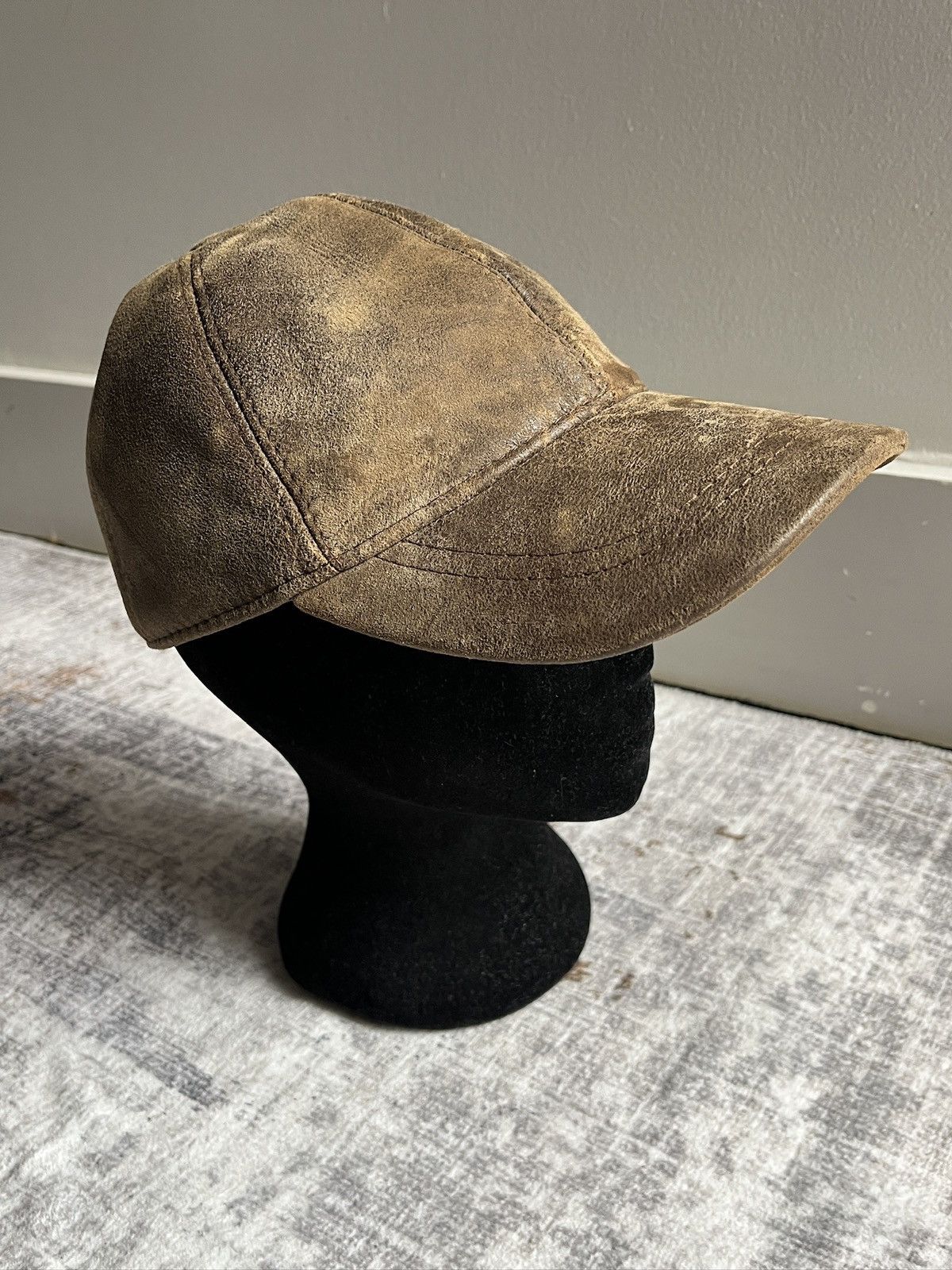 Other Vintage Distressed Leather Hat (unisex) Size ONE SIZE - 2 Thumbnail