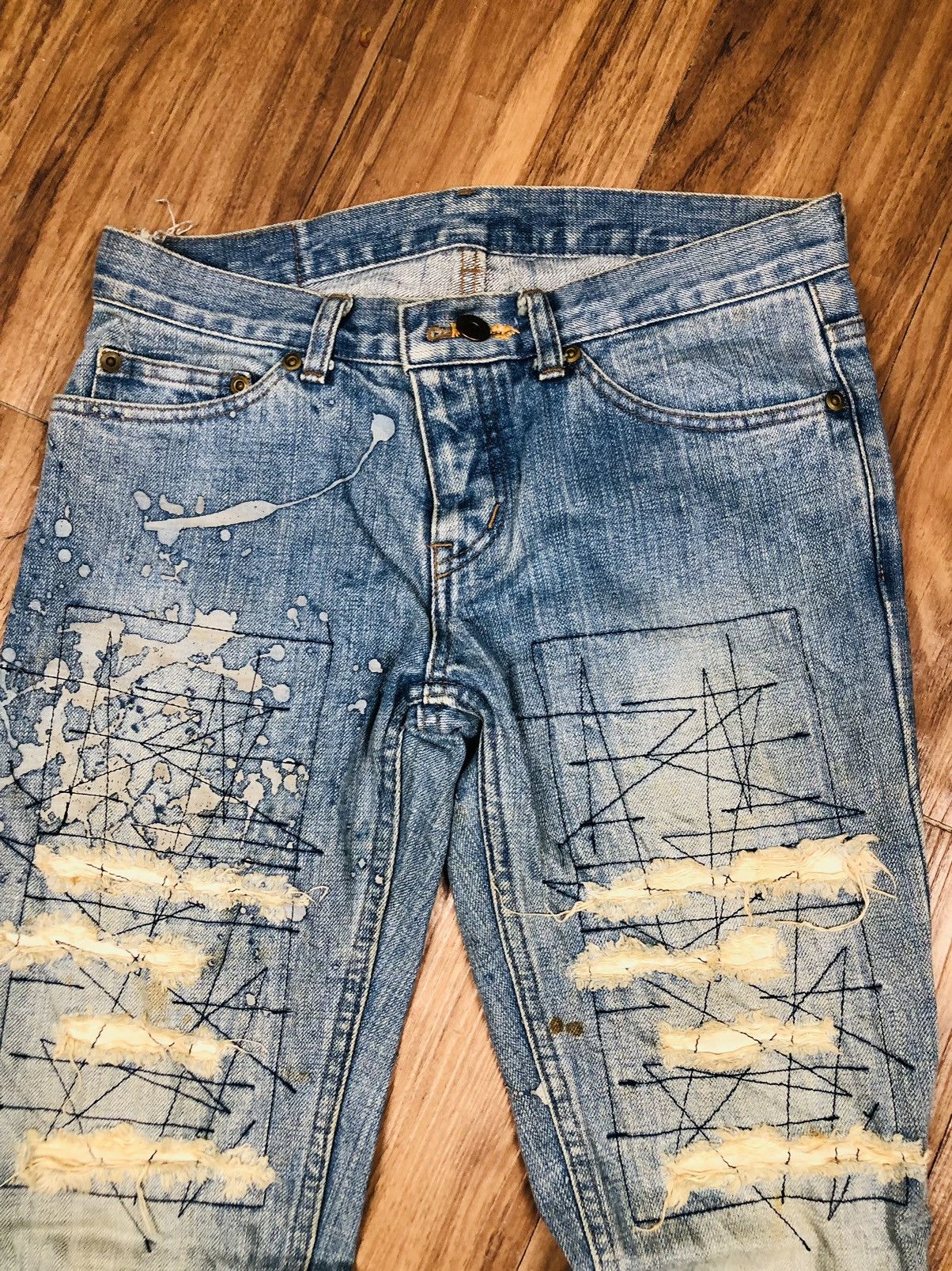 Hysteric Glamour Hysteric Glamour Distressed Denim (33) Size US 28 / EU 44 - 3 Thumbnail