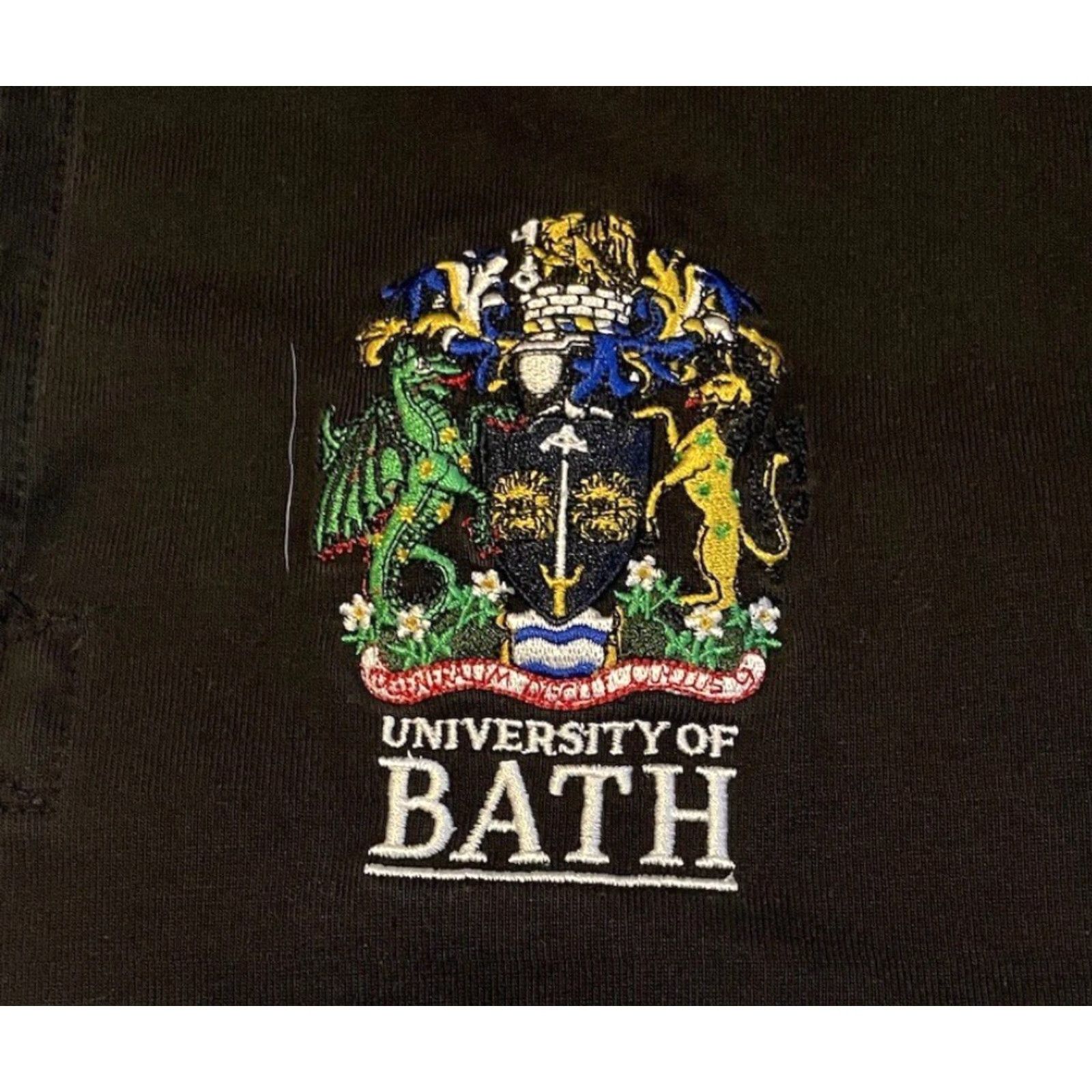 Vintage VINTAGE University Of Bath Polo Shirt XL Blue/Black/White Striped Polo Shirt Men XL 90s College Rugby Nike Track & Field Team Swoosh Inc. Size US XL / EU 56 / 4 - 2 Thumbnail