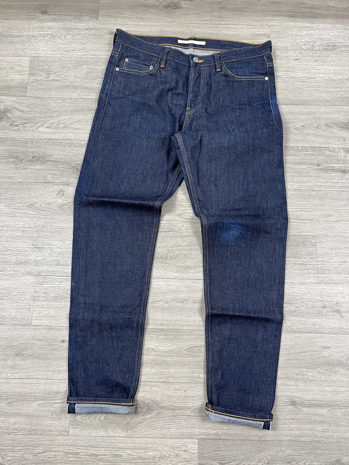 Norse Projects Norse Projects Slim Selvedge Denim Raw Indigo Size 32/32 Size US 32 / EU 48 - 2 Thumbnail