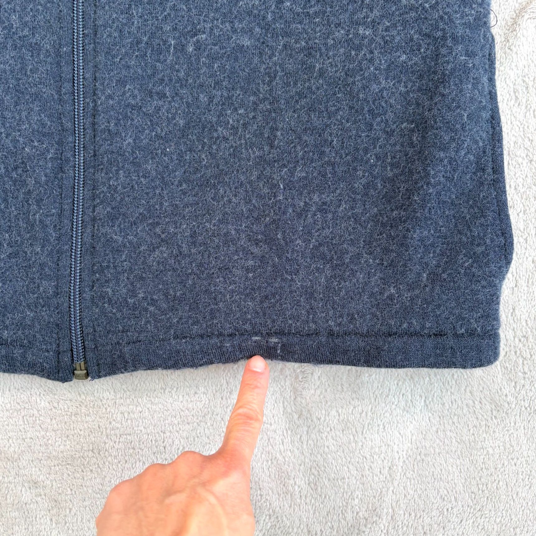Vintage Kühl Stuttgart Sweater Jacket Men Small Blue 100% Merino Wool Full Zip Wool Jacket Casual Workwear Fall Winter Spring Mens Size US S / EU 44-46 / 1 - 5 Thumbnail