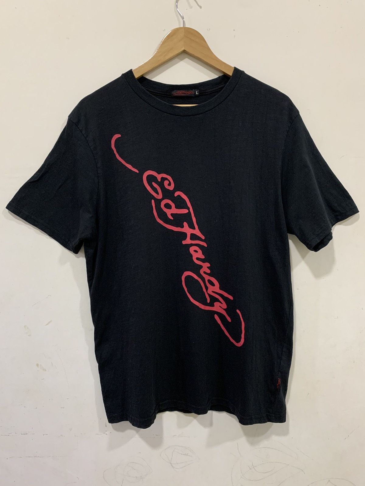 Christian Audigier Ed Hardy Skull Love Kills Slowly T Shirt Size US L / EU 52-54 / 3 - 2 Thumbnail