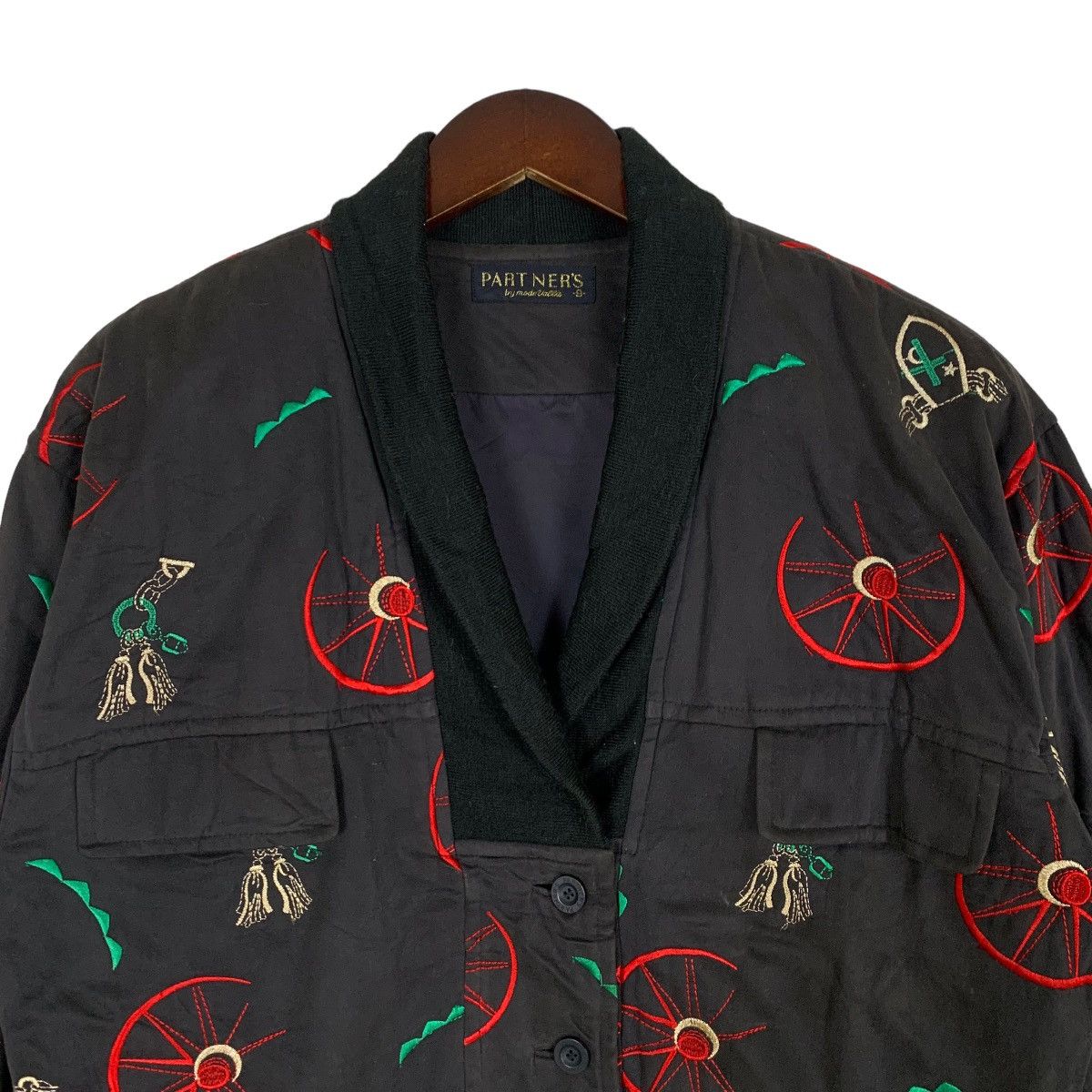 Vintage Partners by Mode Vallie Souvenir BomberJacket SizeM
