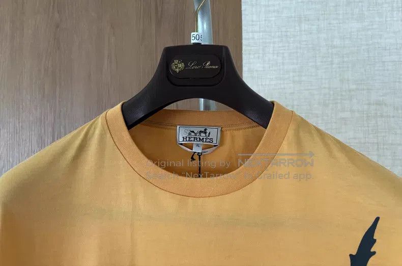 Hermes Hermes Spring/Summer Men's Short Sleeve T-Shirt Size US XL / EU 56 / 4 - 2 Thumbnail