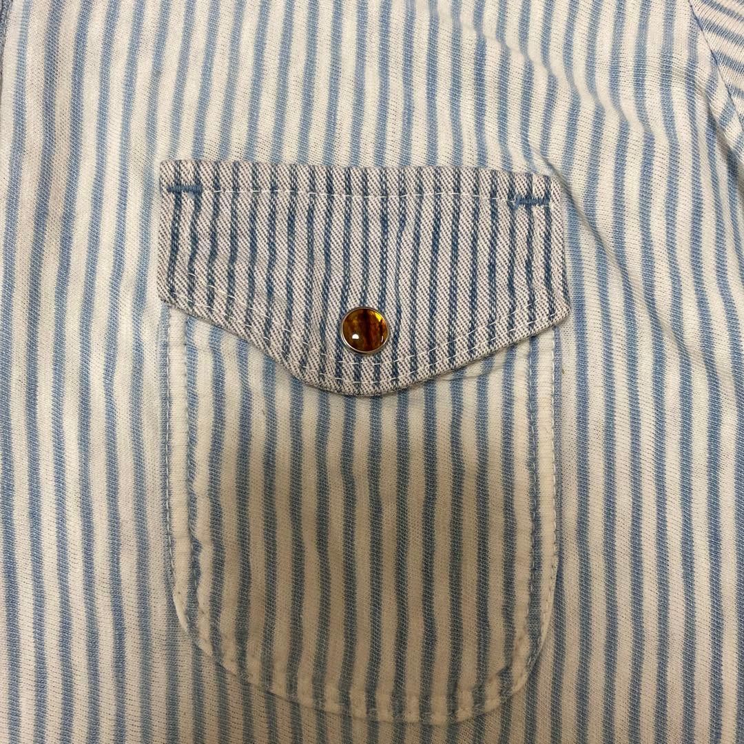 Kapital KAPITAL Polo Shirt Blue Stripe Size US S / EU 44-46 / 1 - 7 Thumbnail