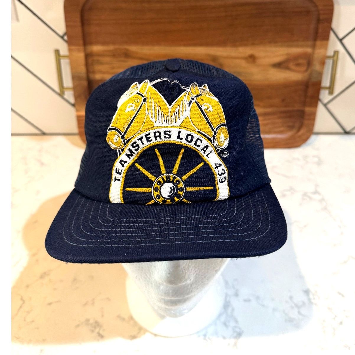 Vintage vintage 80s Teamsters Local 439 trucker snapback hat Size ONE SIZE - 2 Thumbnail