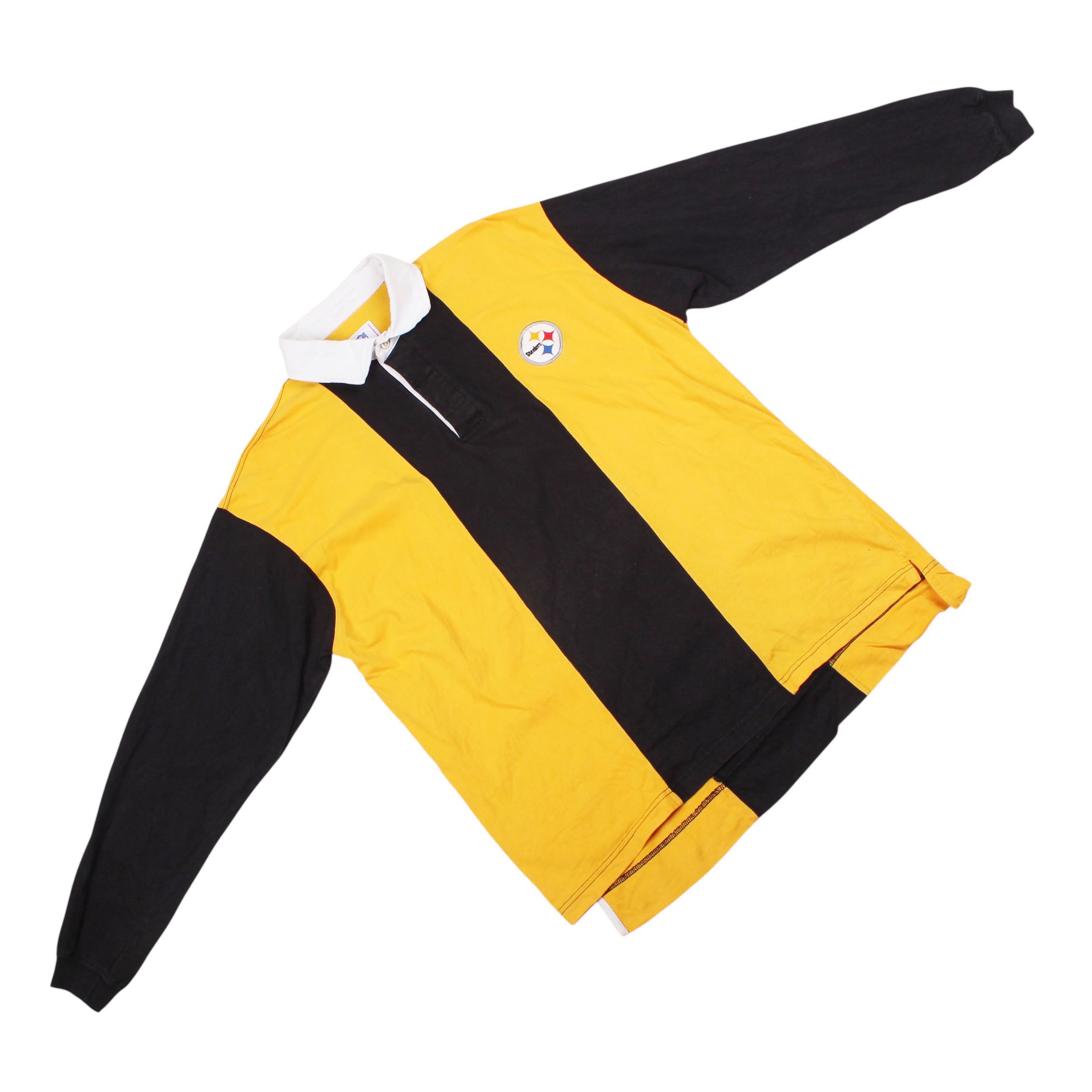 NFL Pittsburgh Steelers Rugby Shirt NFL Long Sleeve Polo Size US L / EU 52-54 / 3 - 2 Thumbnail