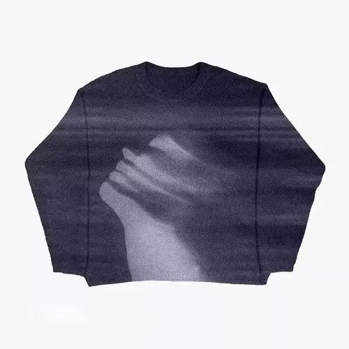 VIBE Knitted Gothic Punk Style Sweater Pullover Size US XL / EU 56 / 4 - 3 Thumbnail