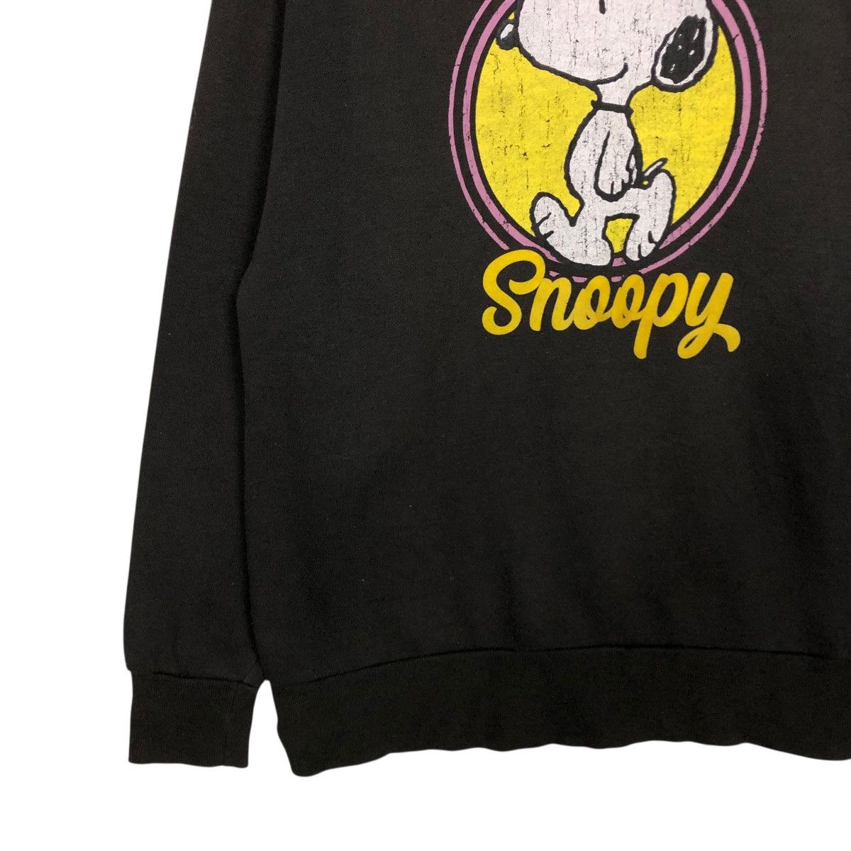 Peanuts 🔥VINTAGE SWEATSHIRT SNOOPYPEANUTS BIG LOGO OVER PRINT Size US M / EU 48-50 / 2 - 6 Thumbnail