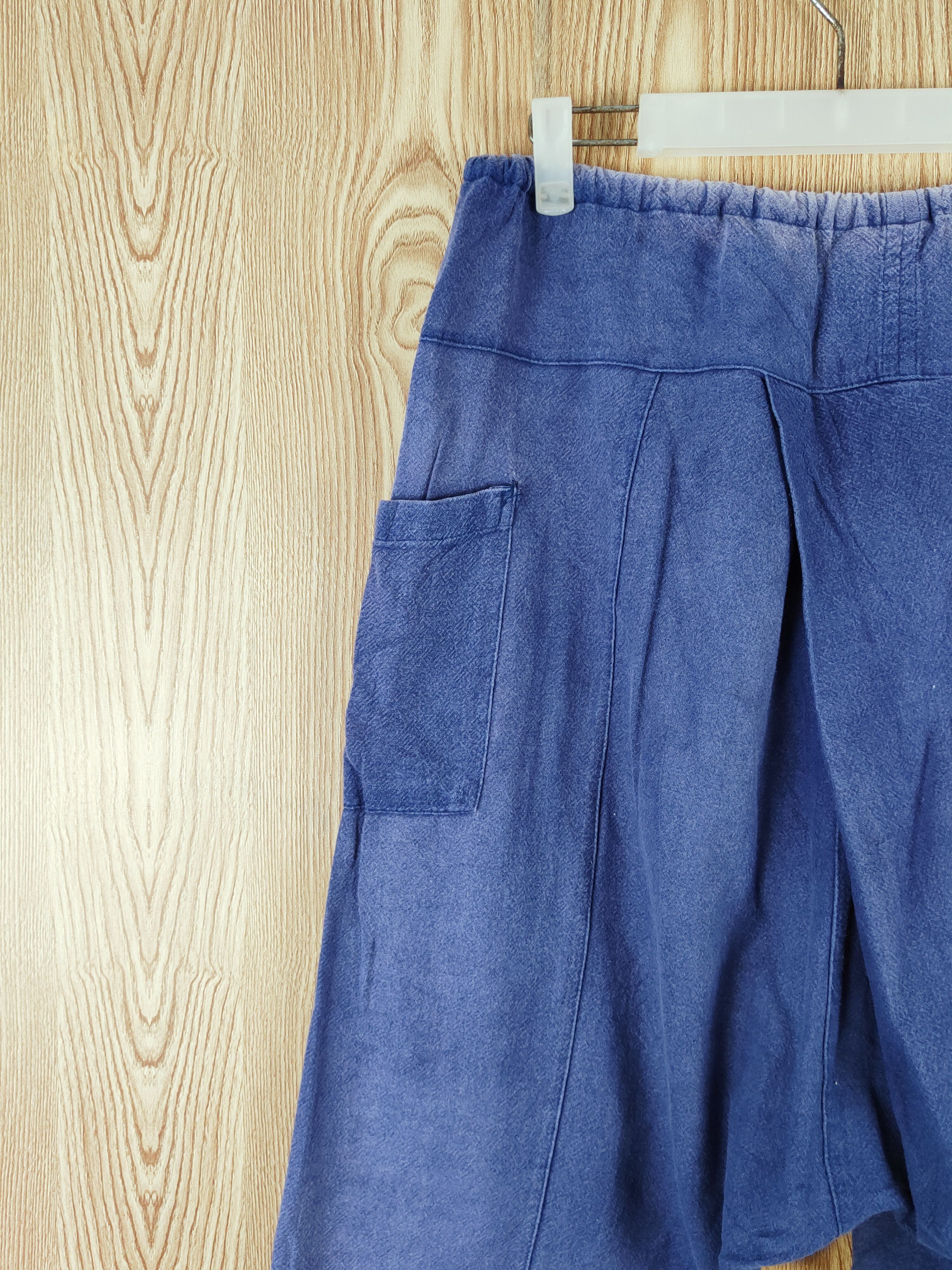 Japanese Brand × Vintage Vintage 💥 Pippaia Blue Faded Loose Baggy Pants Size US 26 / EU 42 - 8 Thumbnail