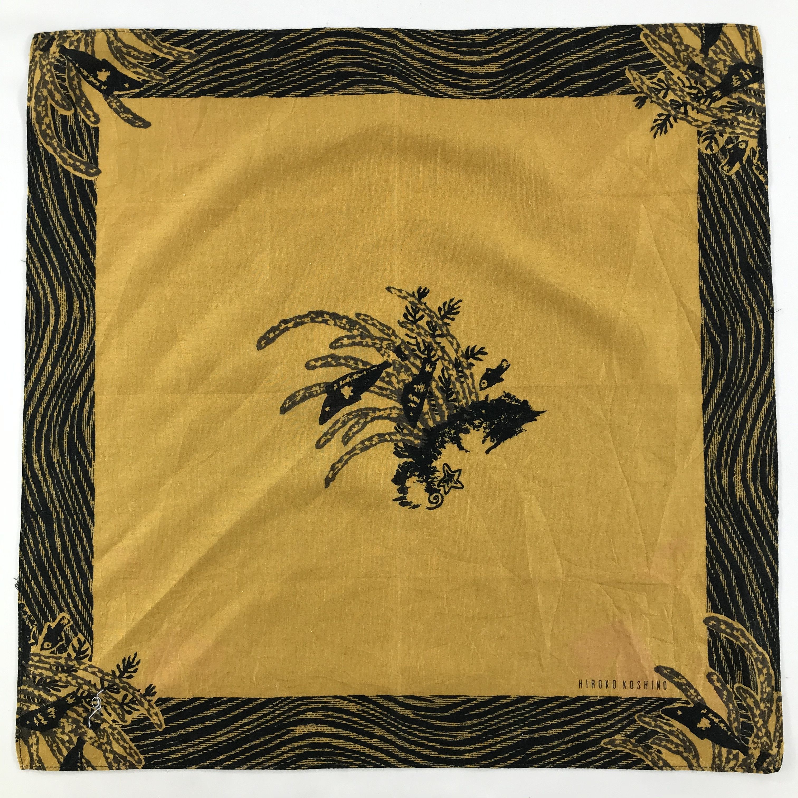 Hiroko Koshino Homme × Vintage Hiroko Koshino Bandana / Handkerchief / Neckerchief - S1521 Size ONE SIZE - 1 Thumbnail