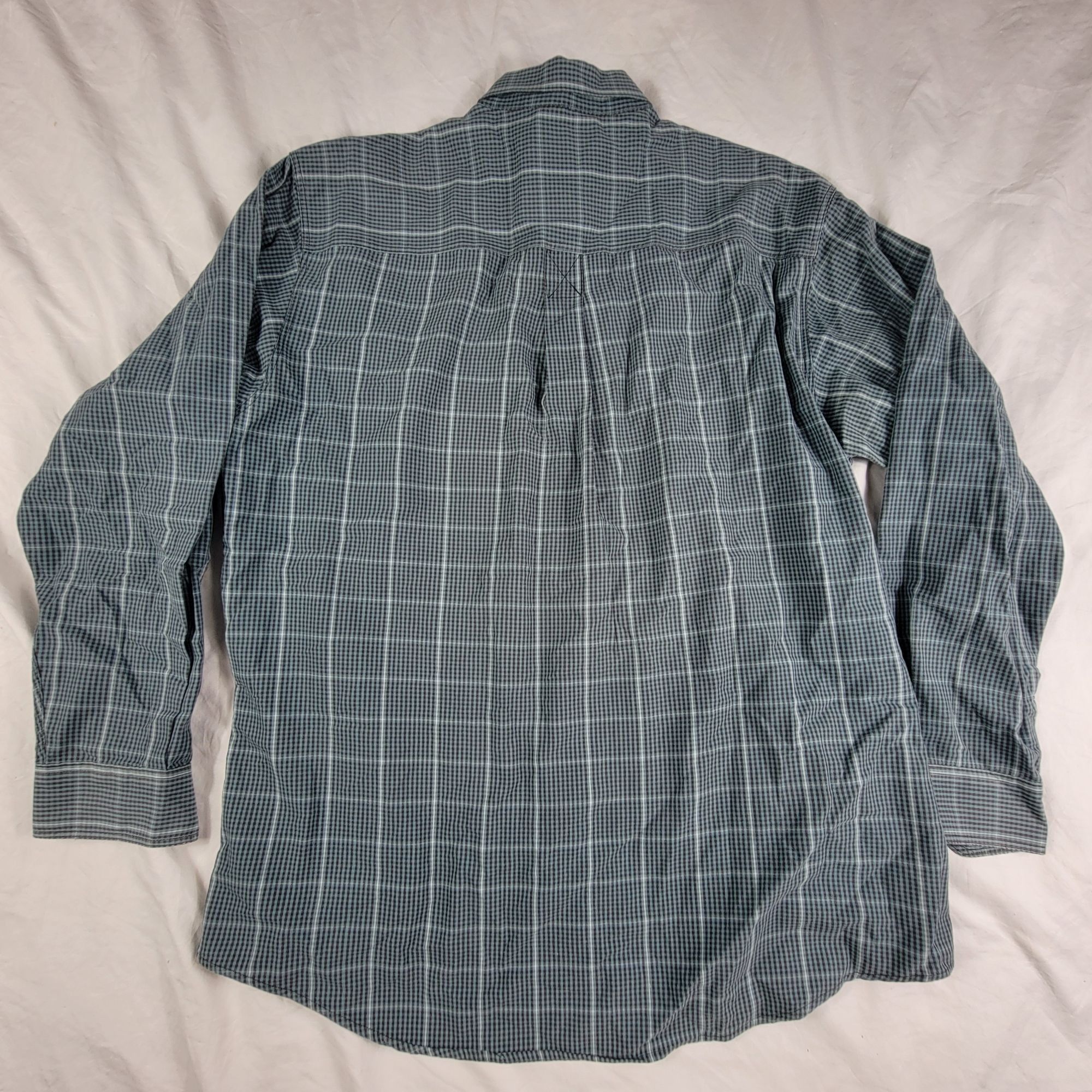 Other Woolrich Mens Large Gray Button Down Plaid Shirt Casual Trav Size US L / EU 52-54 / 3 - 2 Thumbnail