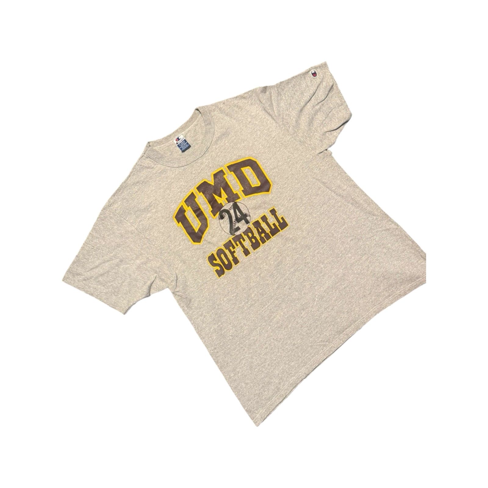 Champion VINTAGE Champion T-Shirt University of Maryland Softball Print 90s Grey XL Men Size US XL / EU 56 / 4 - 3 Thumbnail