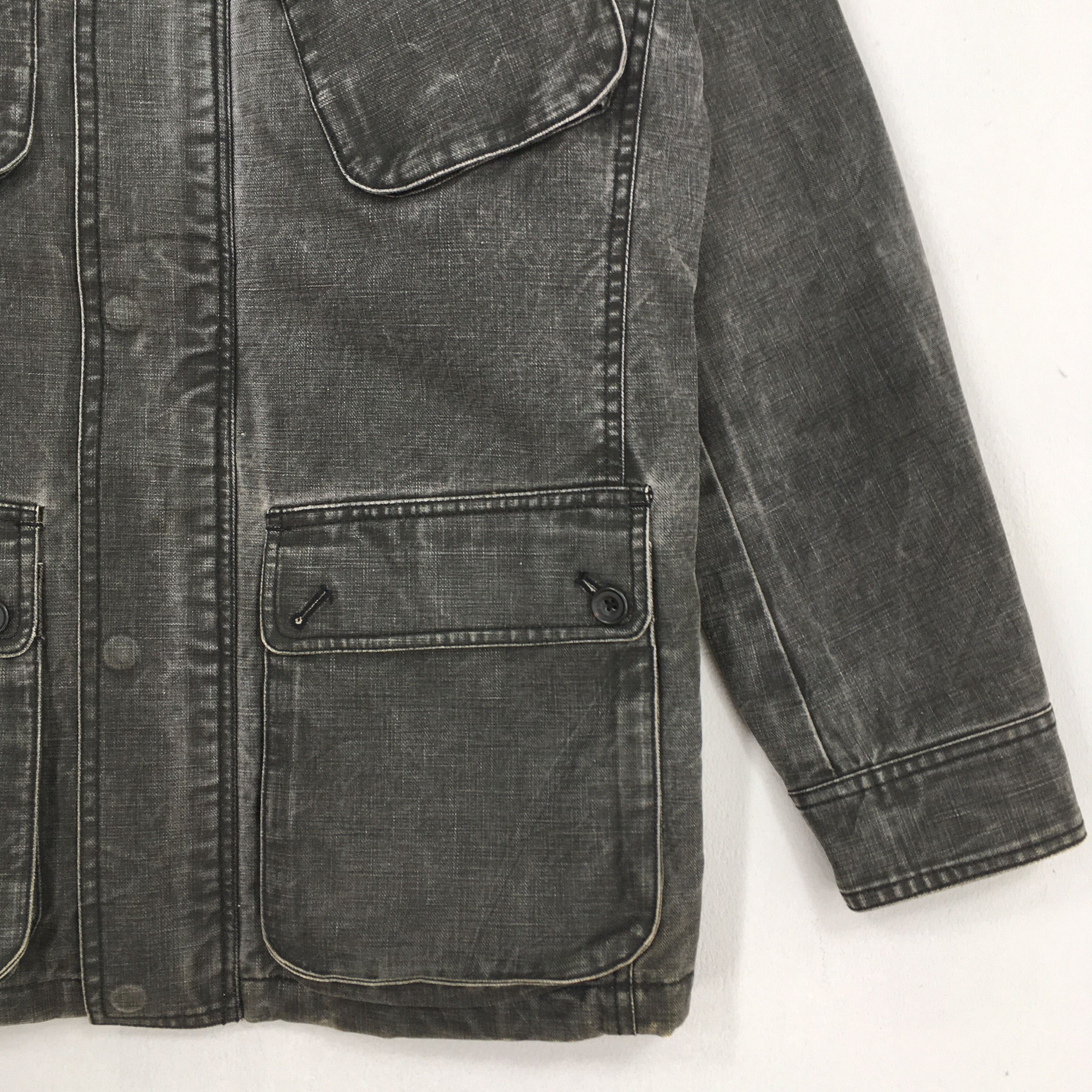 Japanese Brand Vintage Japanese Workwear Denim Jeans Jacket Medium Size US M / EU 48-50 / 2 - 5 Thumbnail