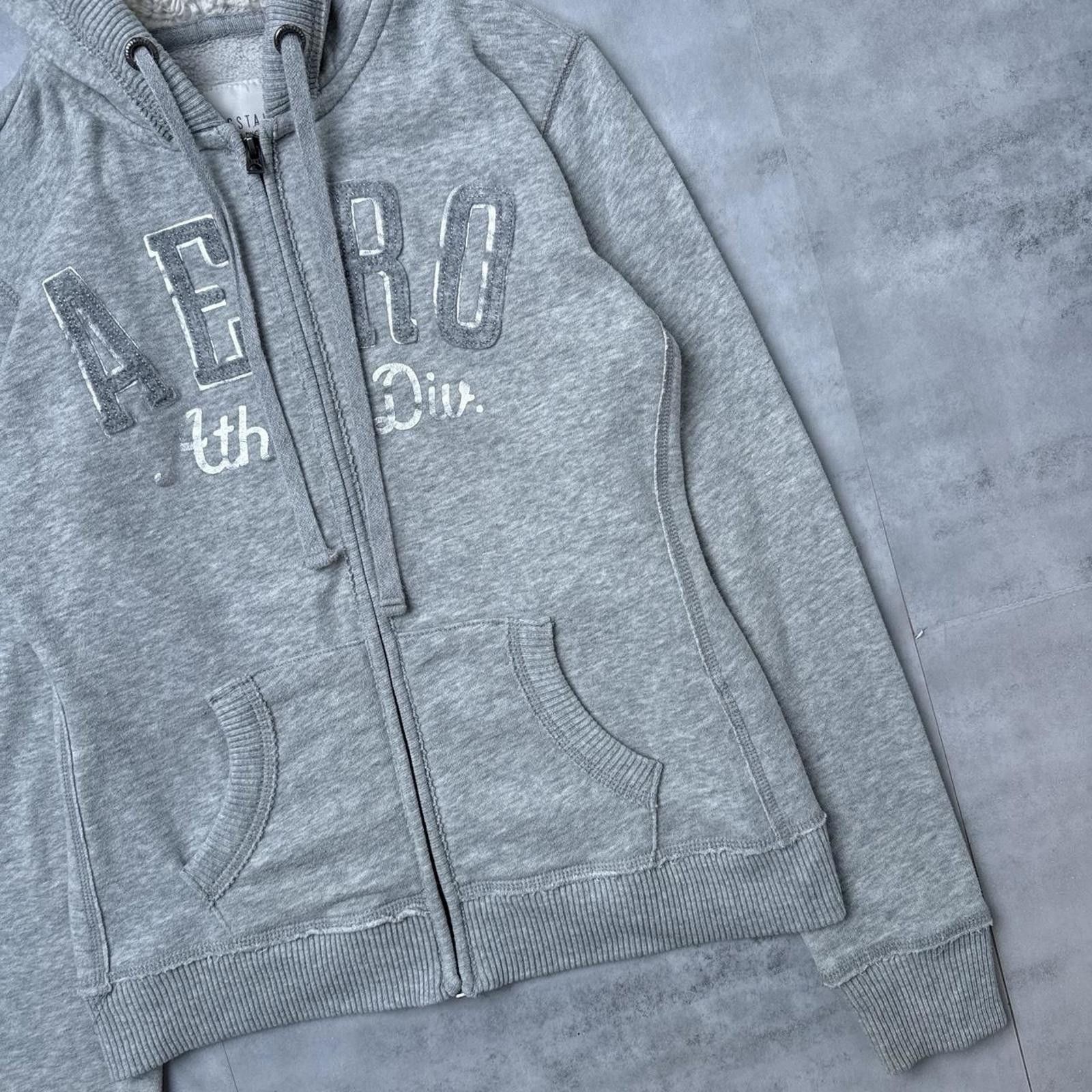 Aeropostale Y2K Aeropostale Fur Hoodie Zip Up Jacket Size S / US 4 / IT 40 - 4 Thumbnail