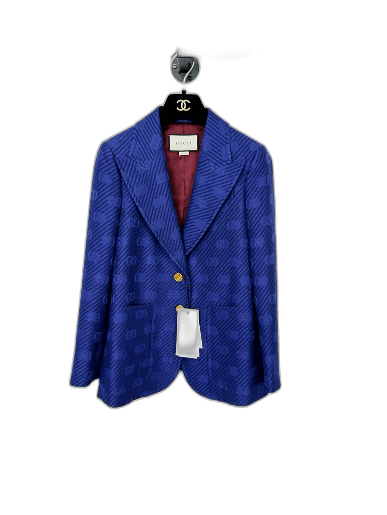 Gucci Gucci Logo Blazer with Tag, Size 84-86 Size S / US 4 / IT 40 - 1 Thumbnail
