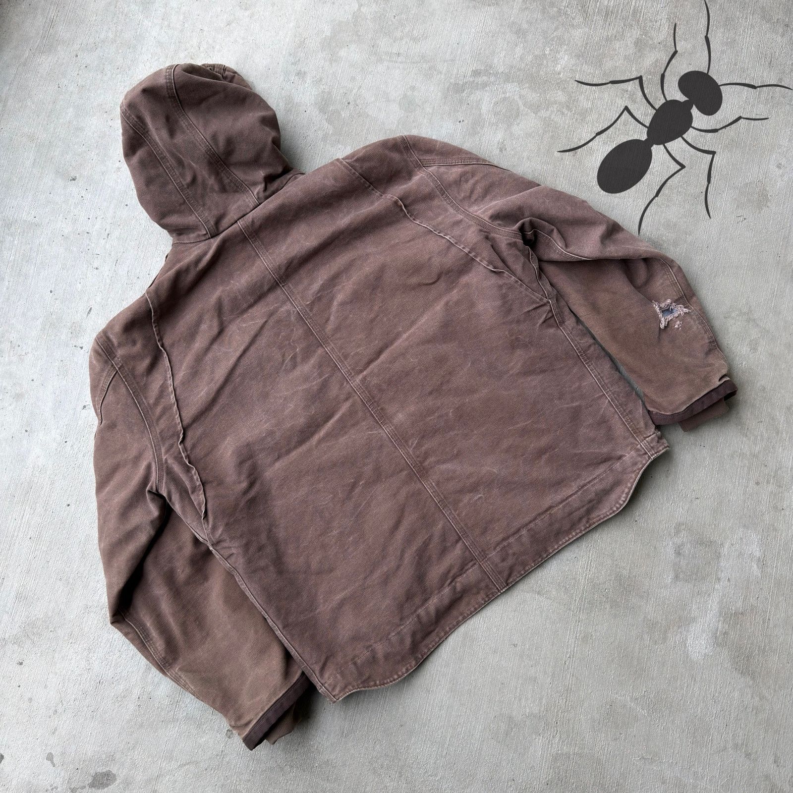 Carhartt × Vintage Carhartt J284 FWD brown Sherpa work wear jacket Size US XL / EU 56 / 4 - 6 Thumbnail