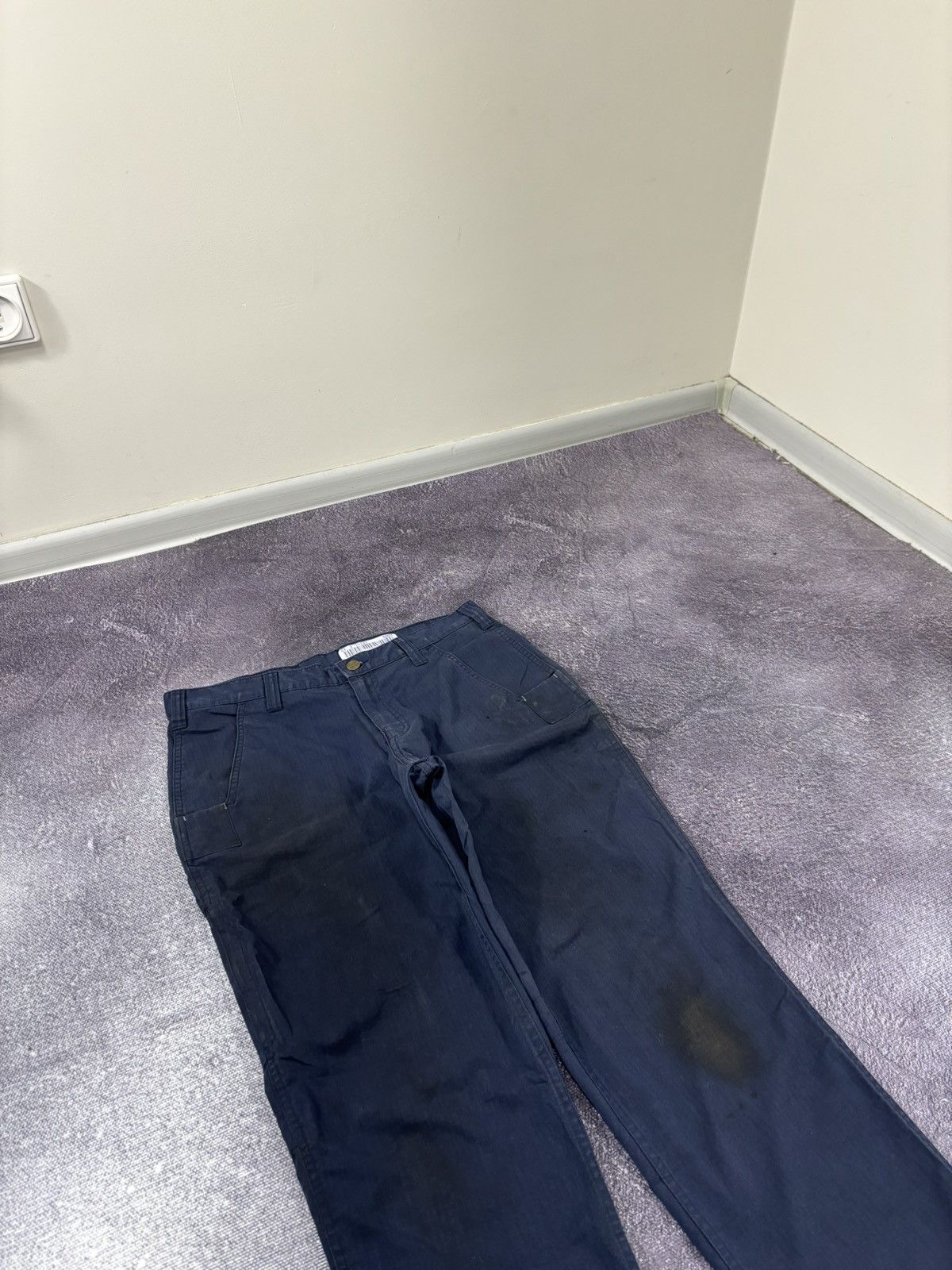 Carhartt Vintage Carhartt USA Navy Work Relaxed Fit Hype Pants Size US 30 / EU 46 - 9 Thumbnail